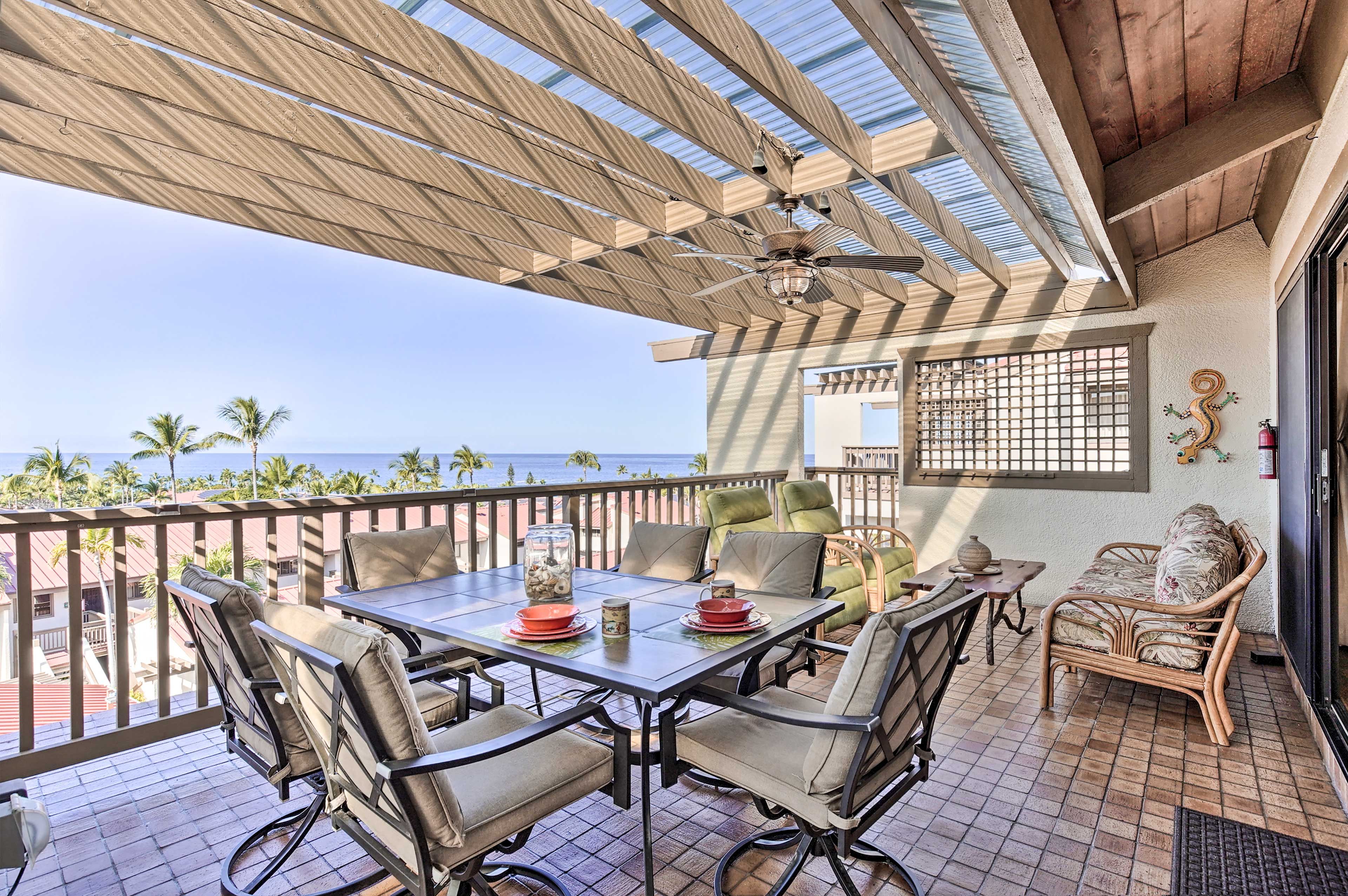 Lanai | Outdoor Dining Area