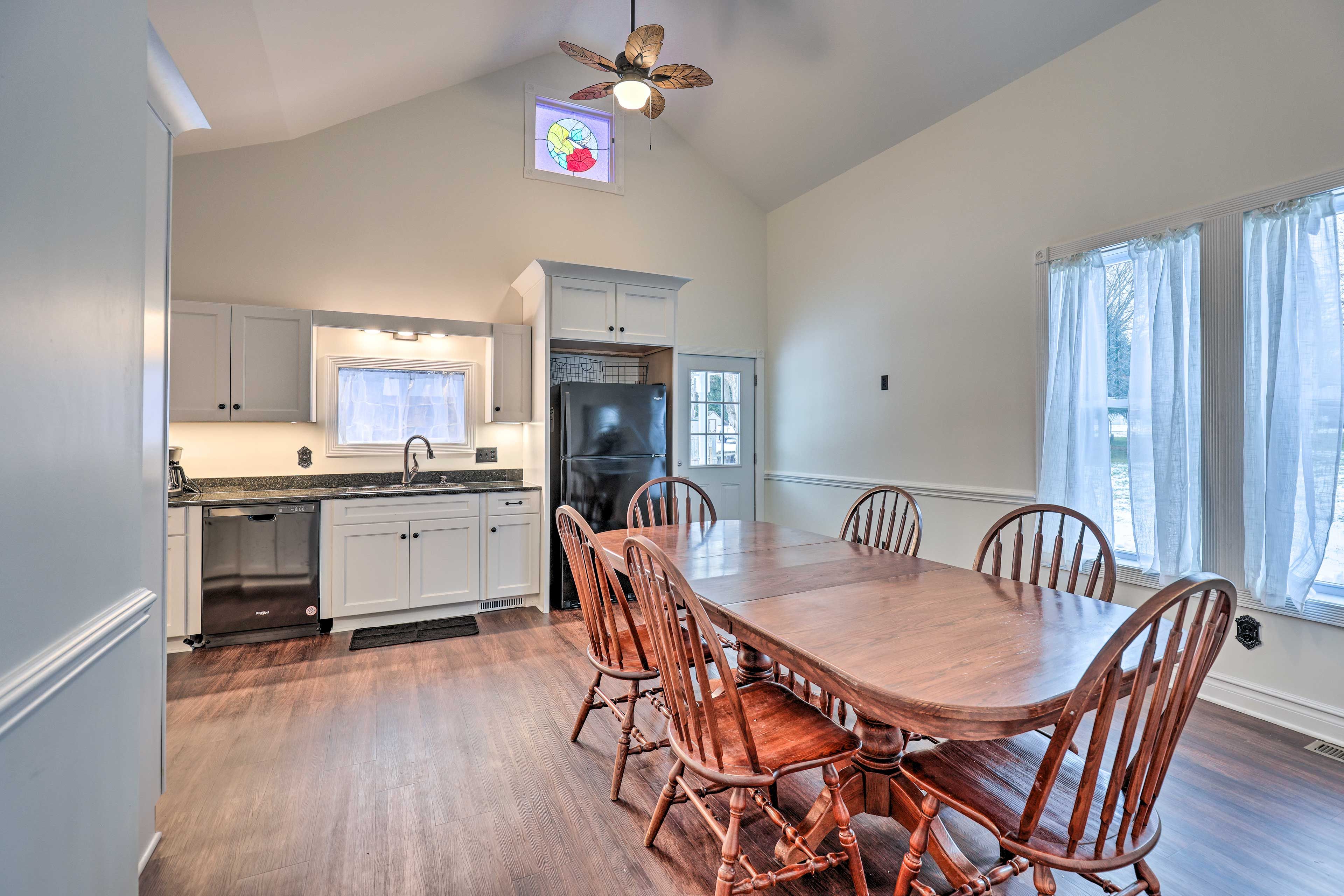 Dining Area | Window A/C Units