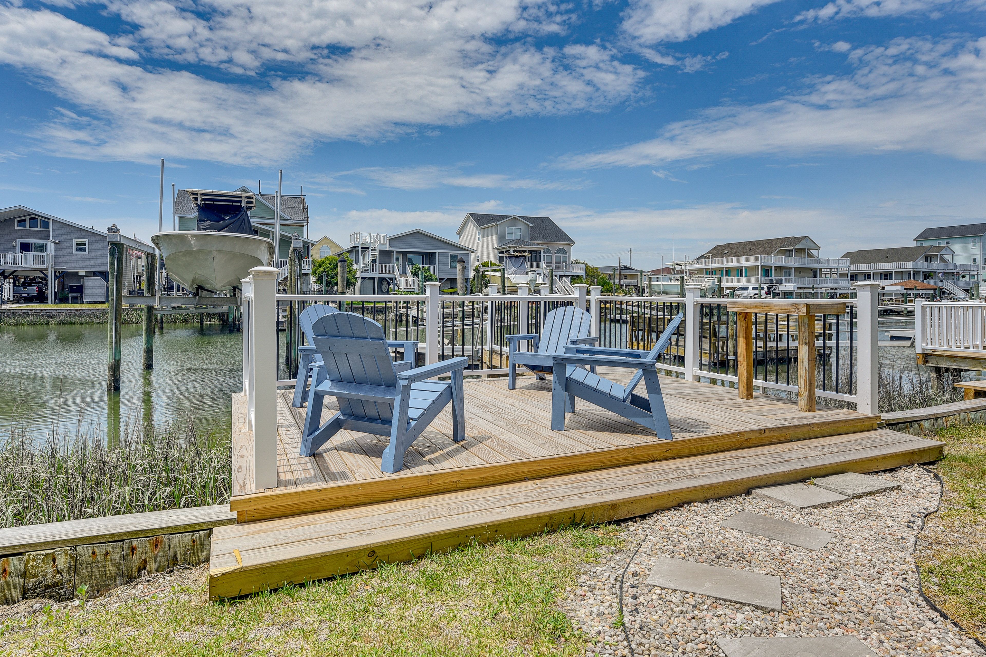 Exterior | Dock w/ Seating | Boat Slip