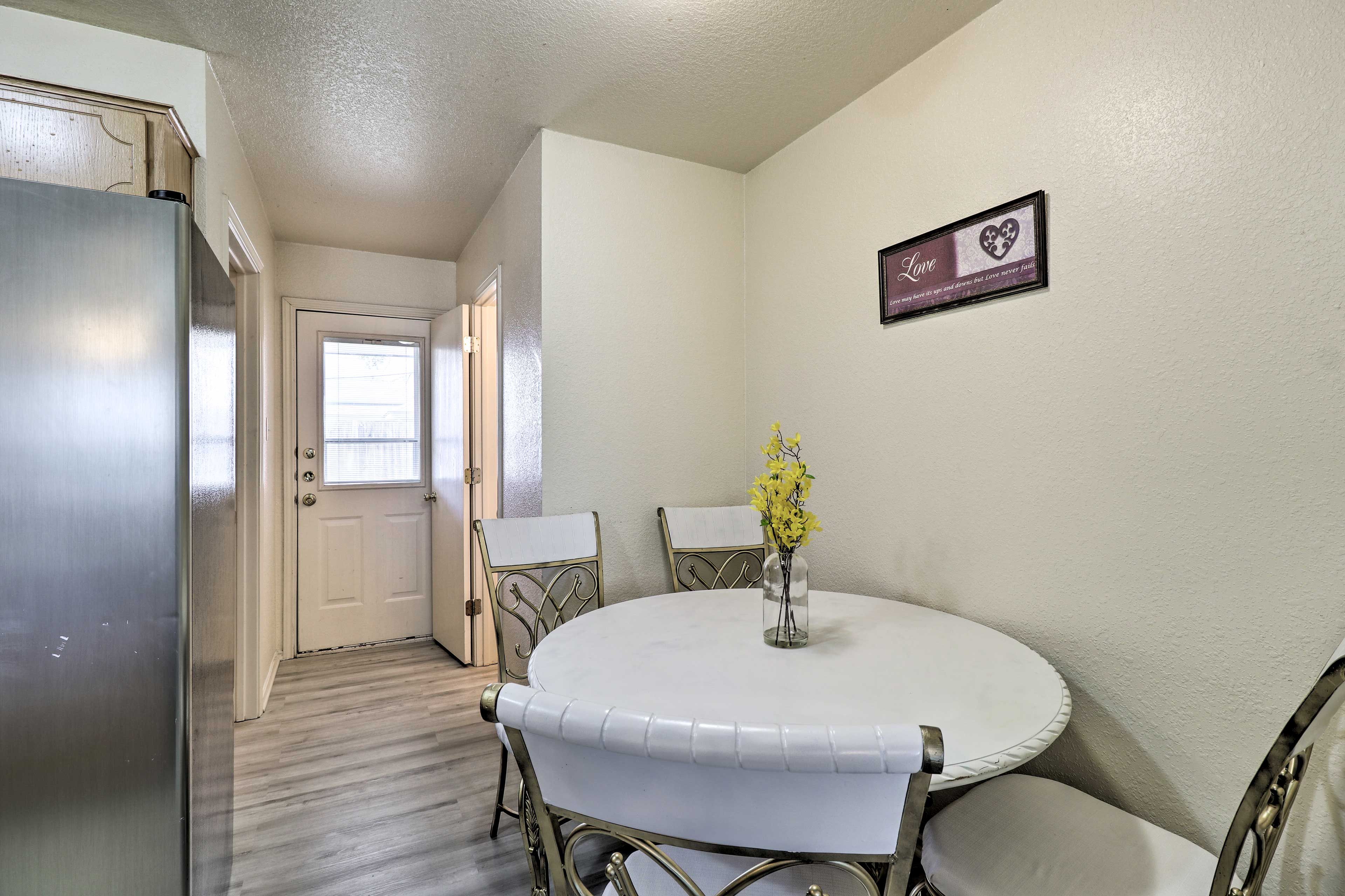 Dining Area | Back Door