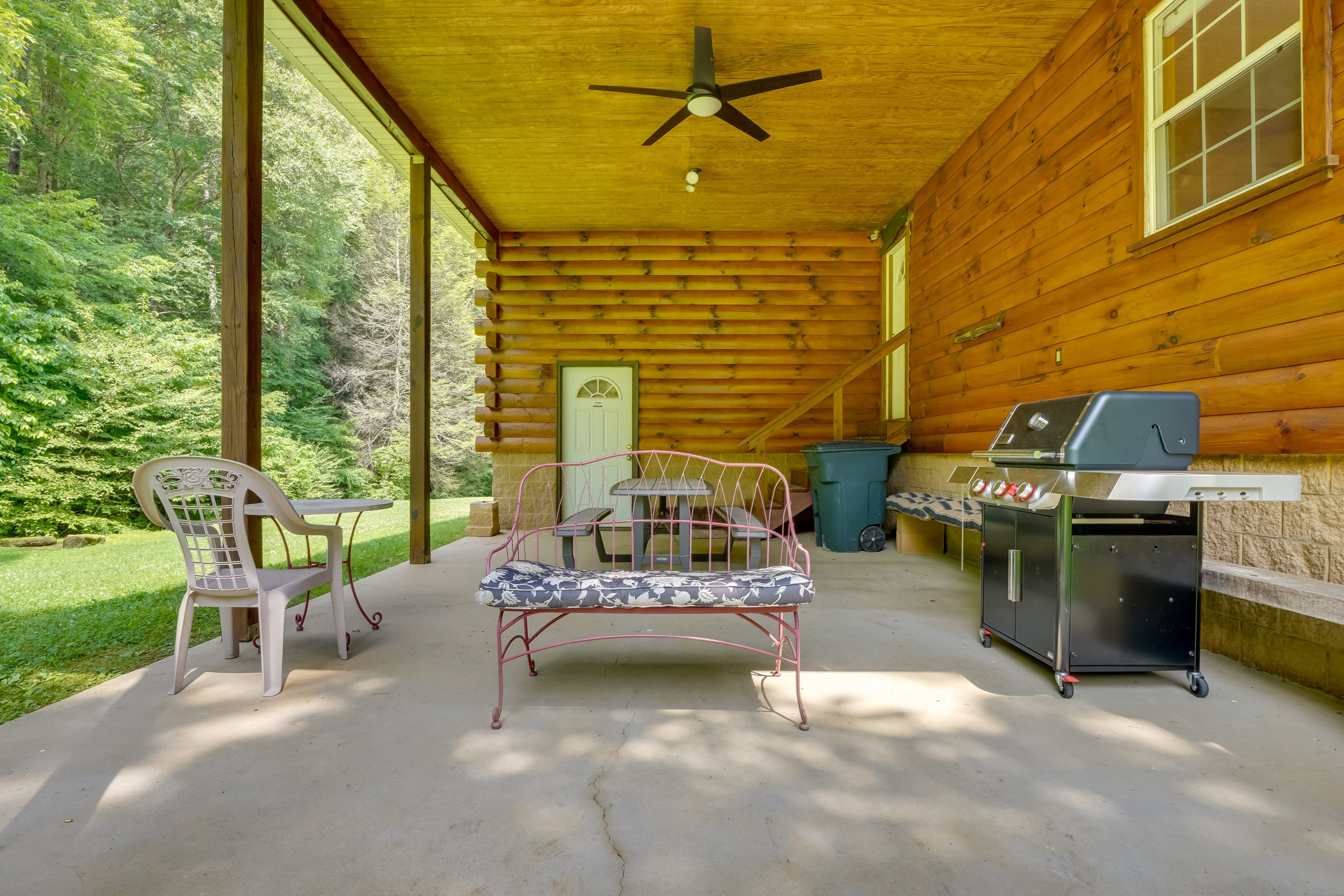 Private Patio | Gas Grill | Outdoor Seating Available