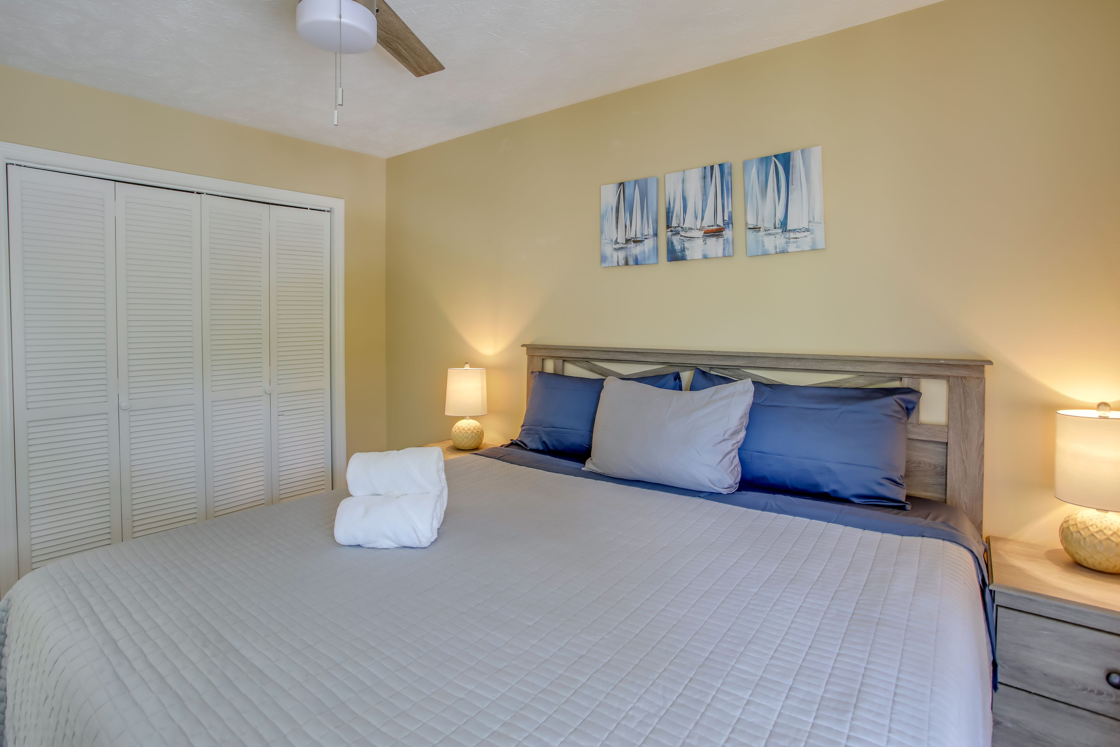 Bedroom 1 | Linens Provided | Smart TV w/ Cable