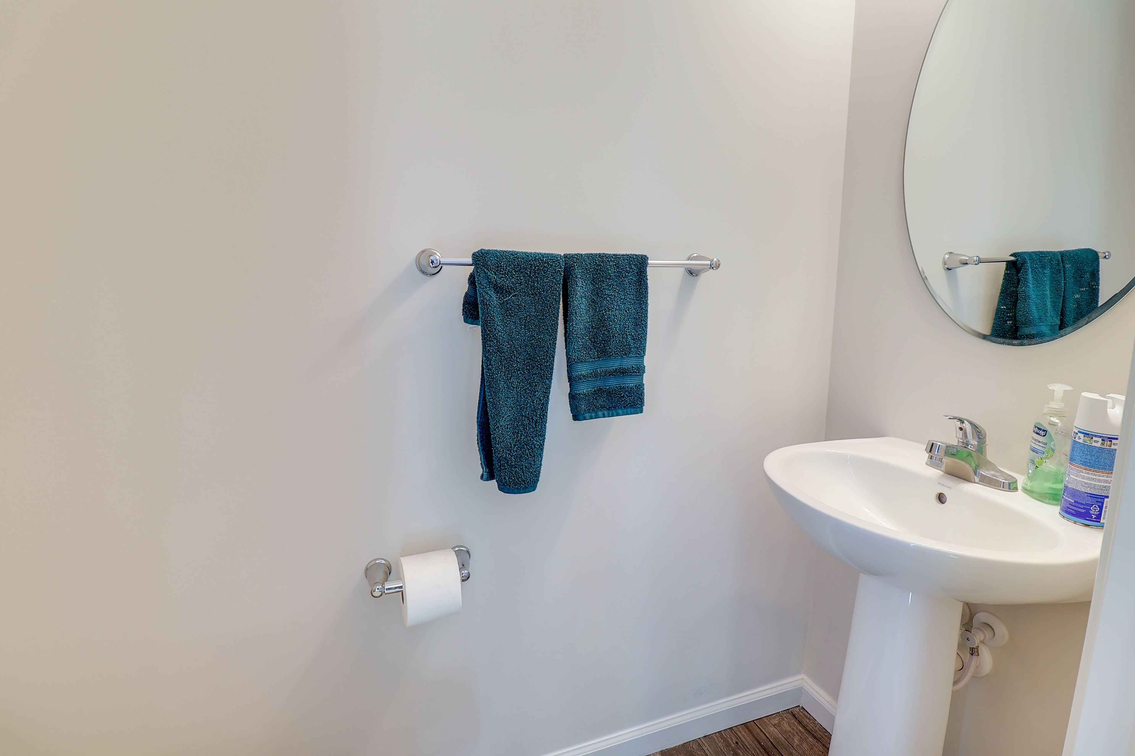 Half Bathroom | Towels Provided | Complimentary Toiletries