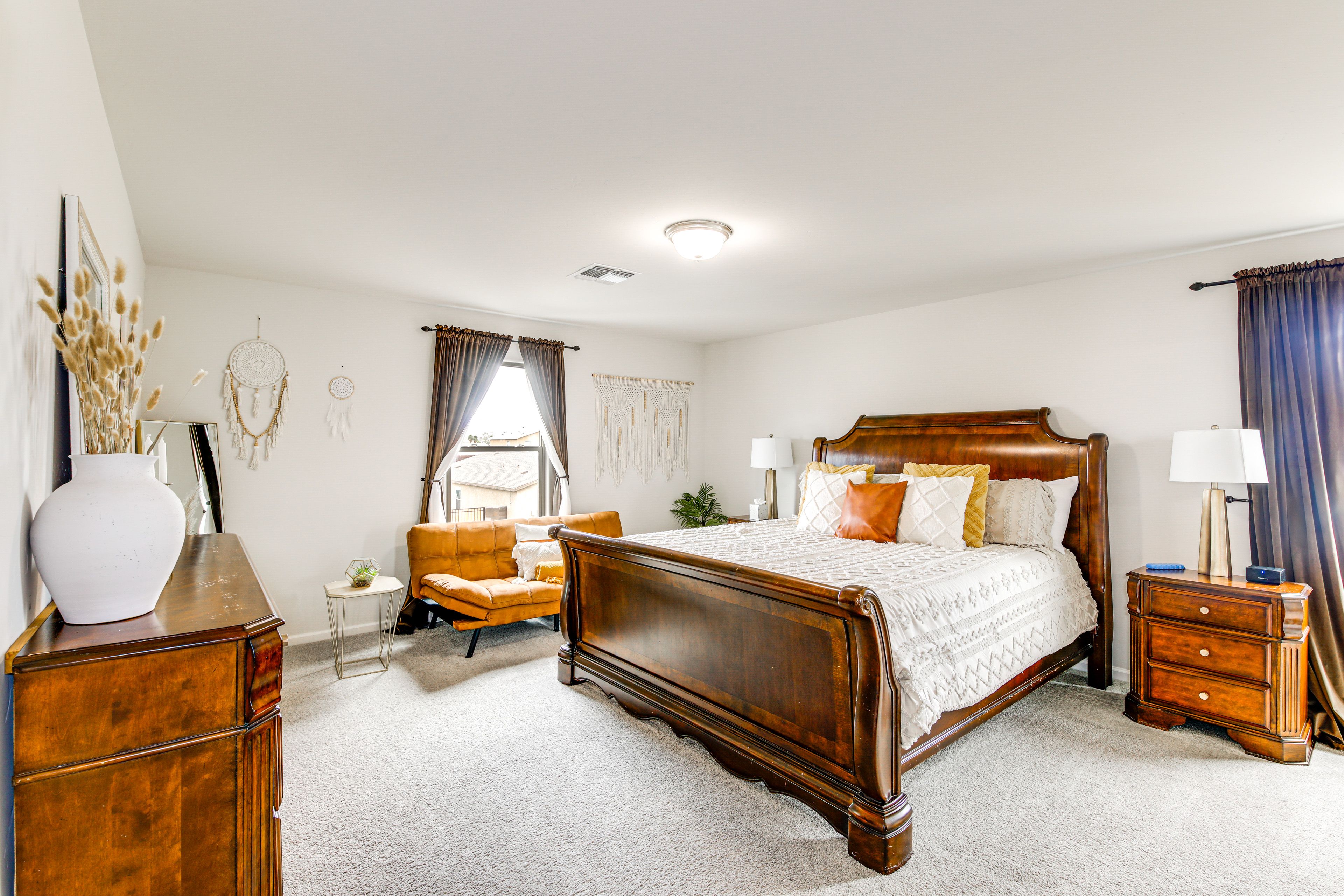 Bedroom 2 | California King Bed | Full Futon | 2nd Floor