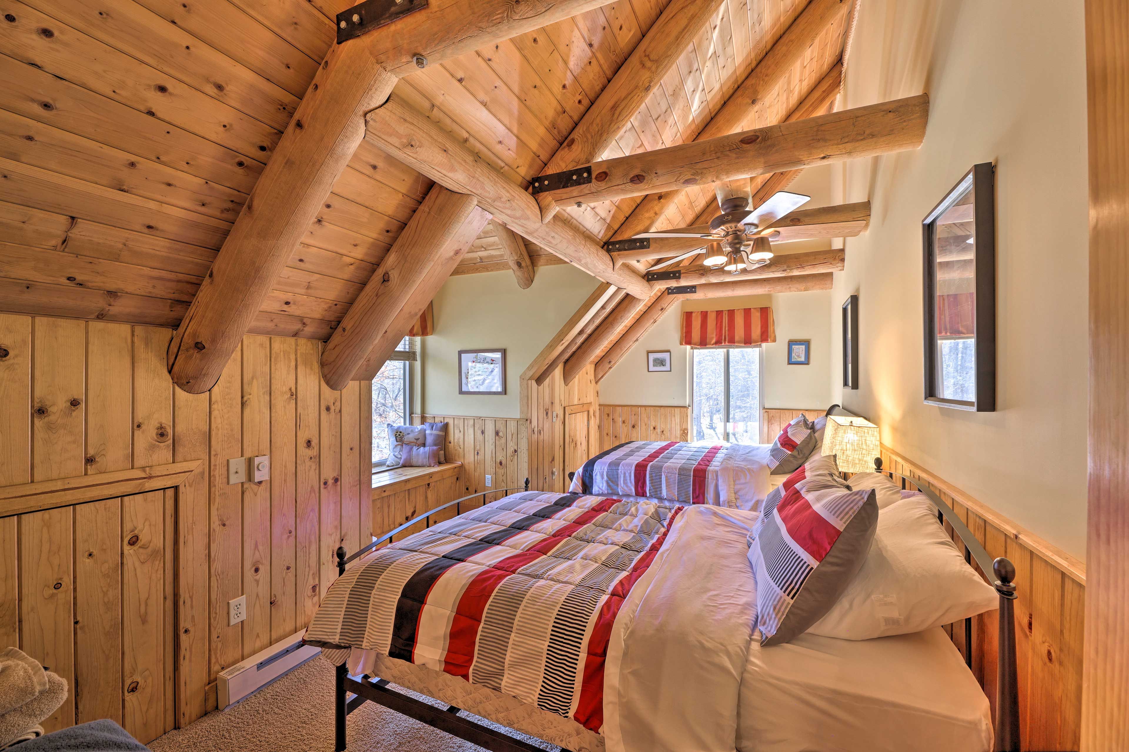 Bedroom 2 | Main House | 2nd Floor | 2 Full Beds
