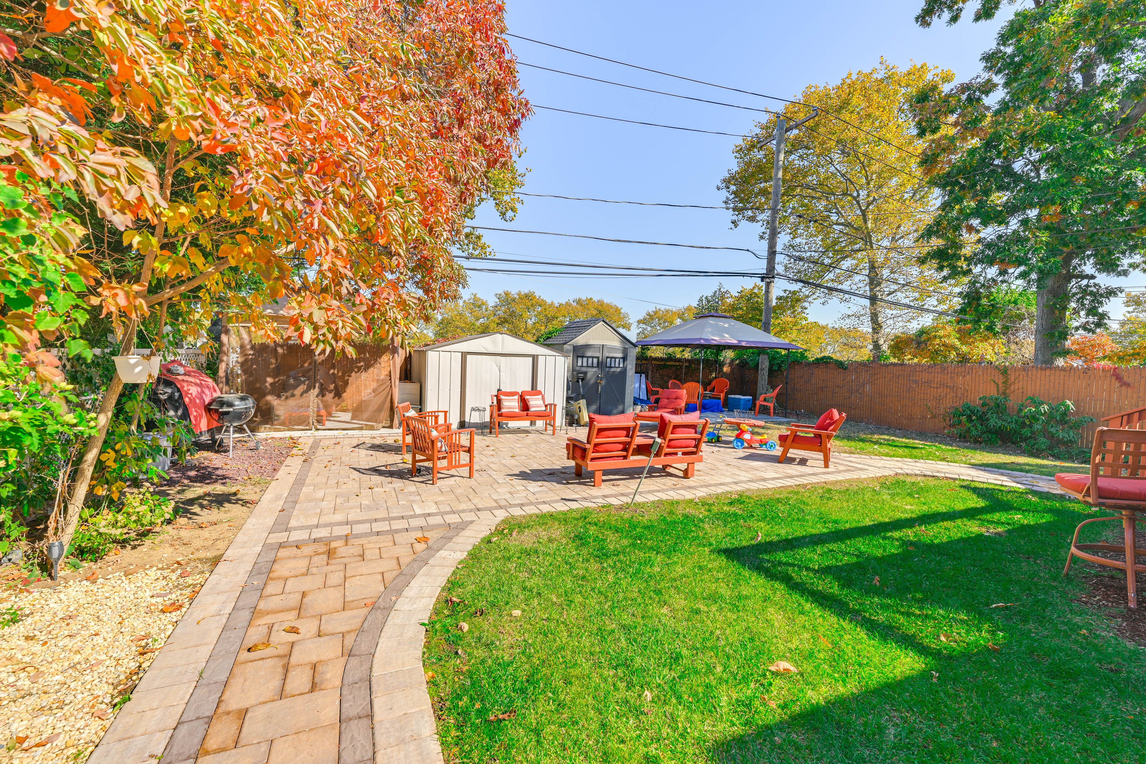 Fenced Yard | Furnished Patio