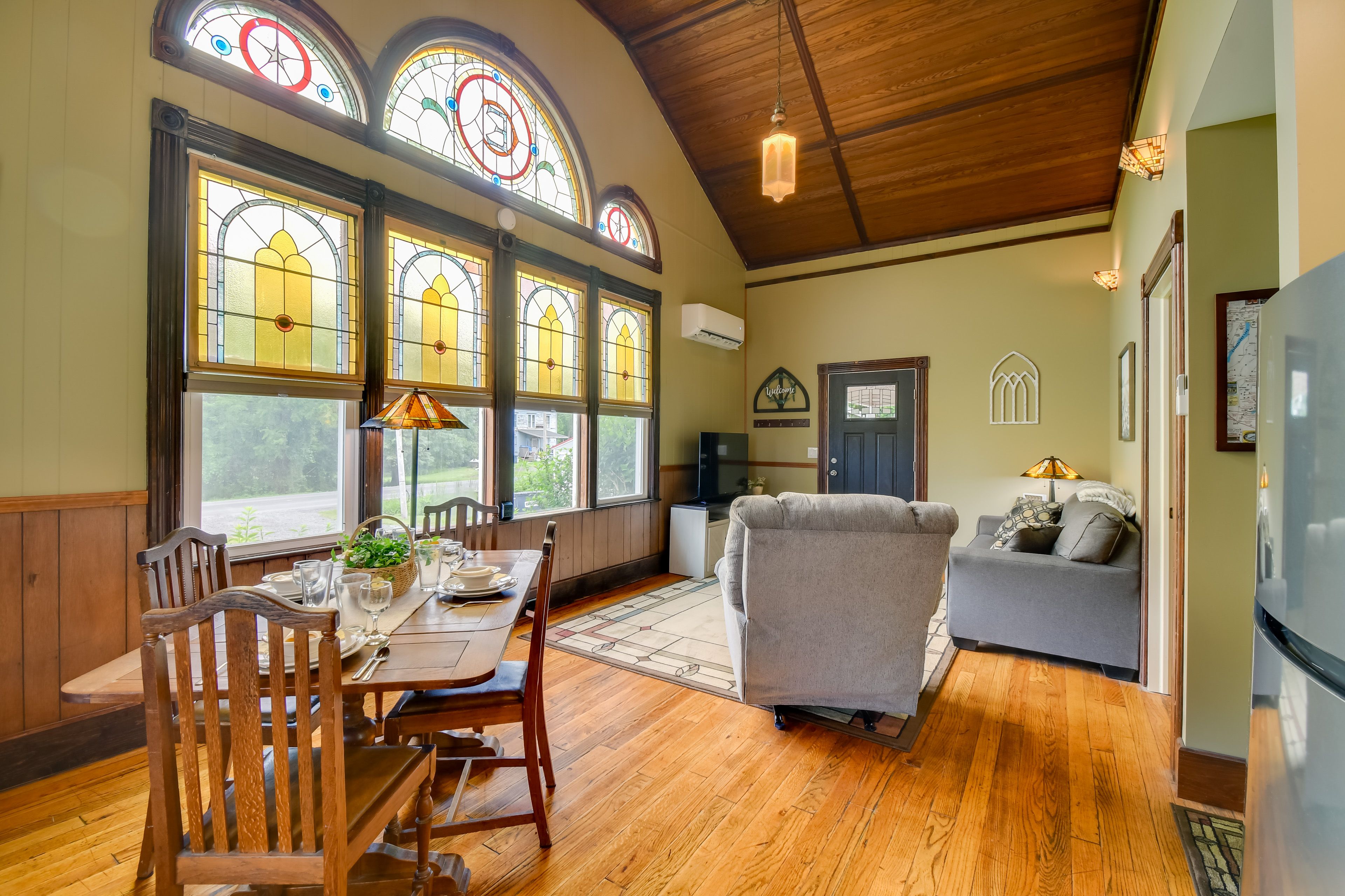 Ovid Vacation Rental | 2BR | 1BA | 850 Sq Ft | Stairs Required