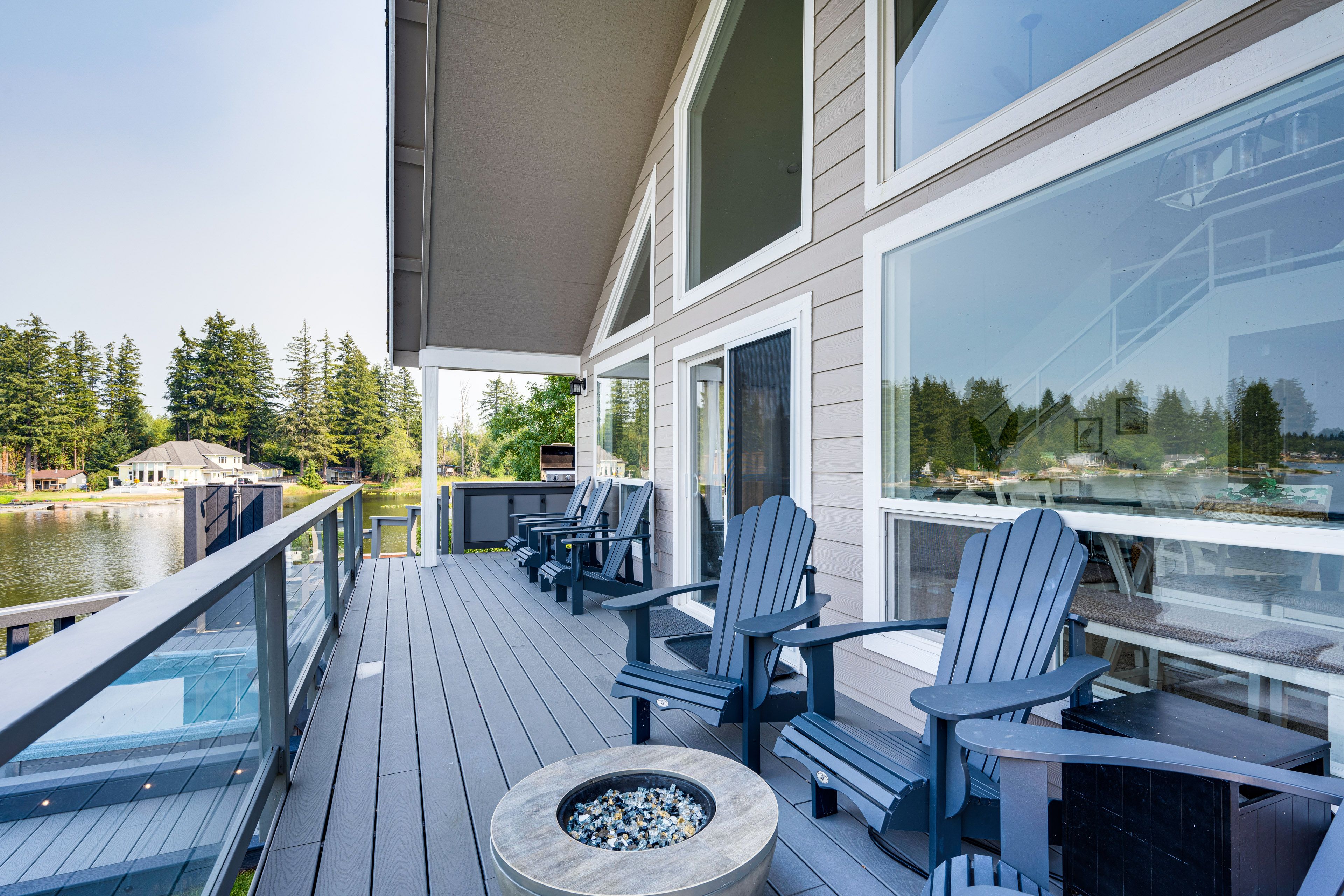 Furnished Deck | Propane Fire Pit | Gas Grill | Lake Views