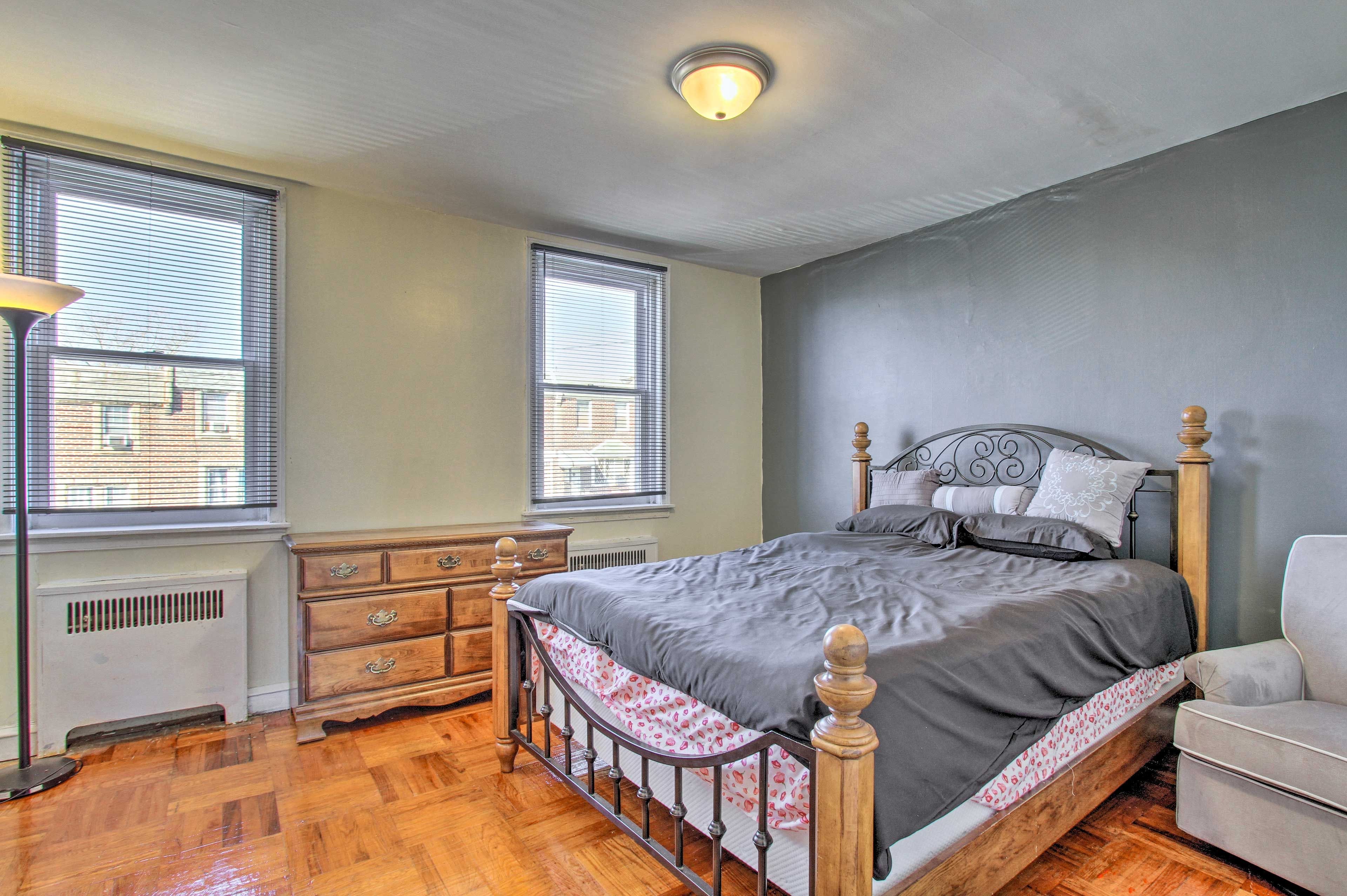Bedroom 1 | Queen Bed | 2nd Floor | Stairs to Access