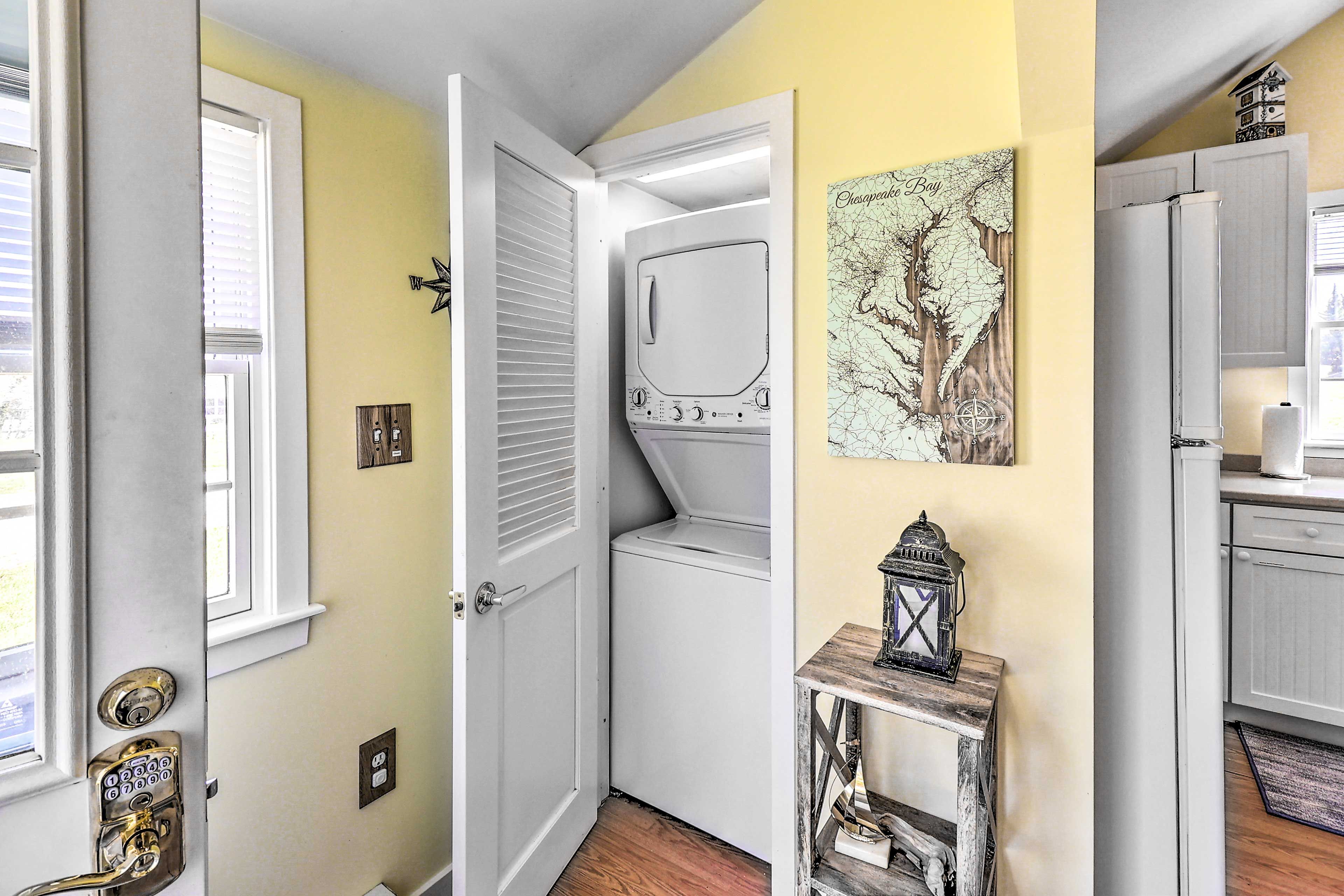 Foyer | Laundry Closet | Iron & Board Available