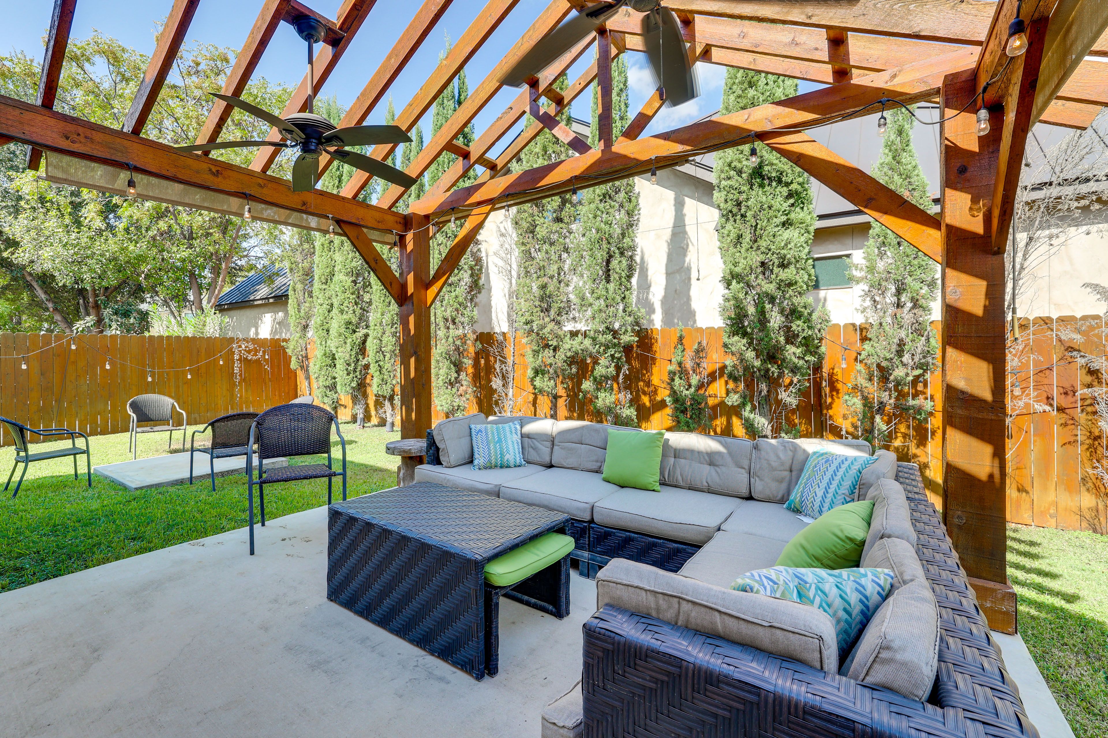 Private Backyard | Furnished Patio