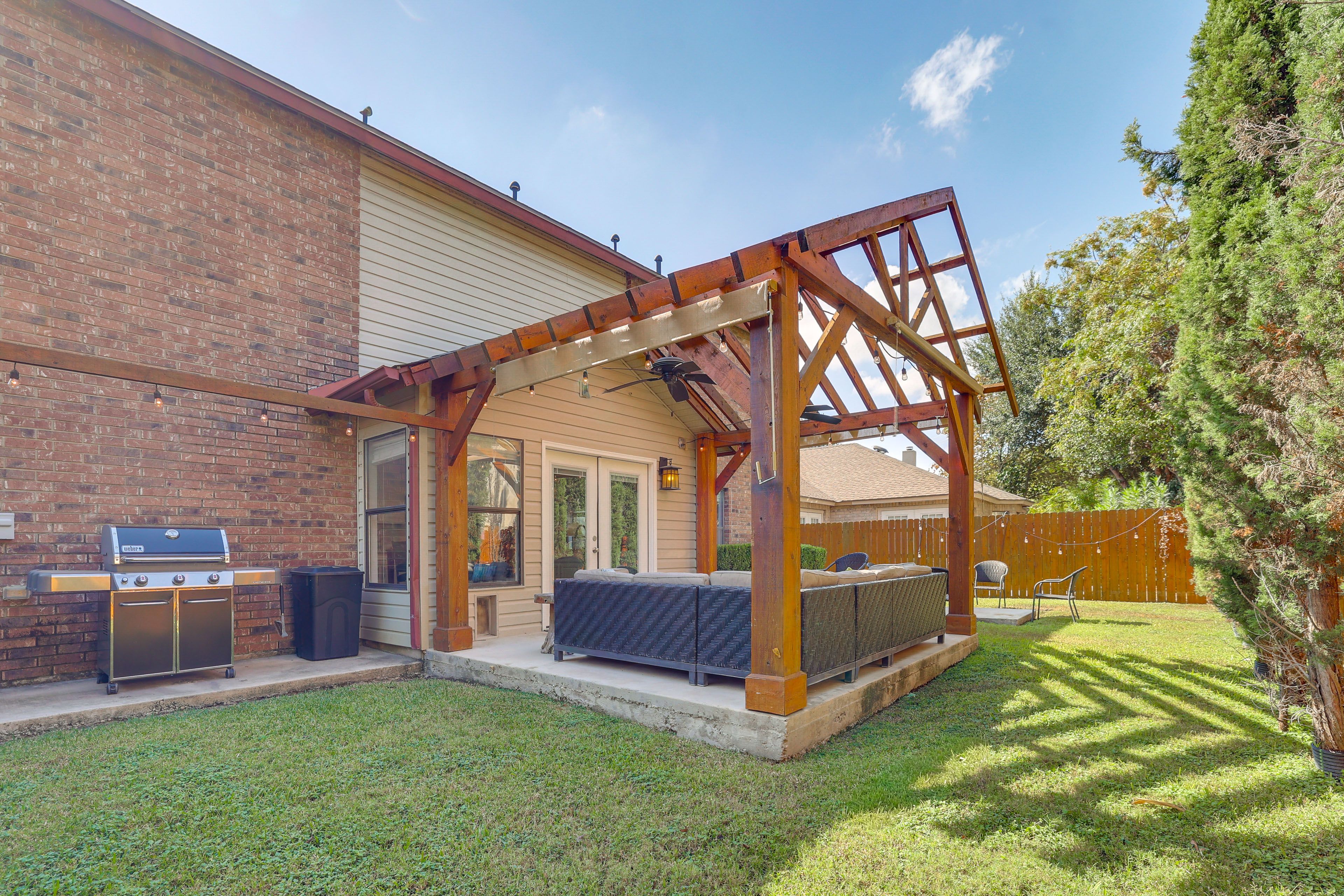 Property Exterior | 2-Story Home | Backyard