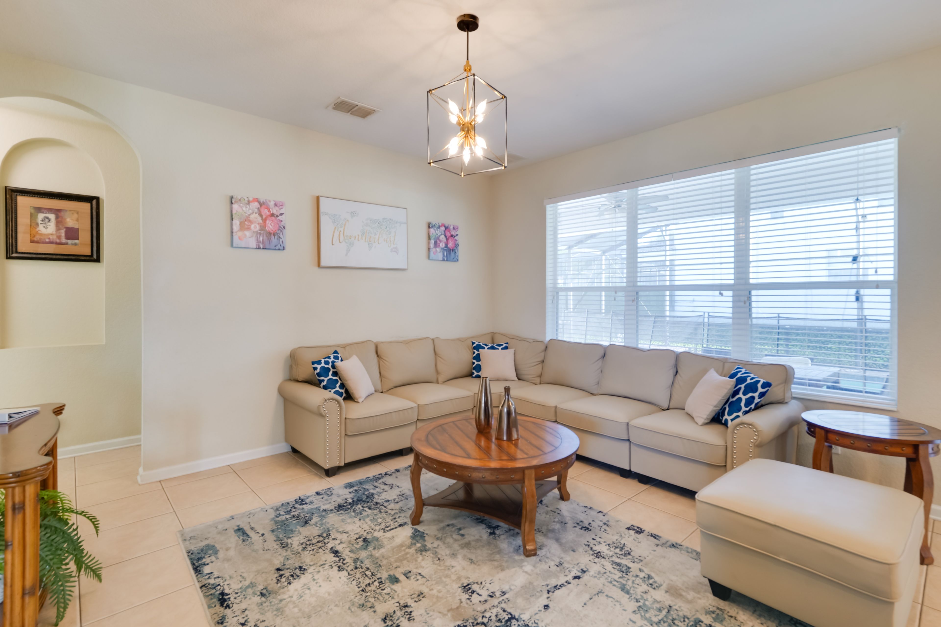 Living Room | Free WiFi | Central A/C | 1st Floor