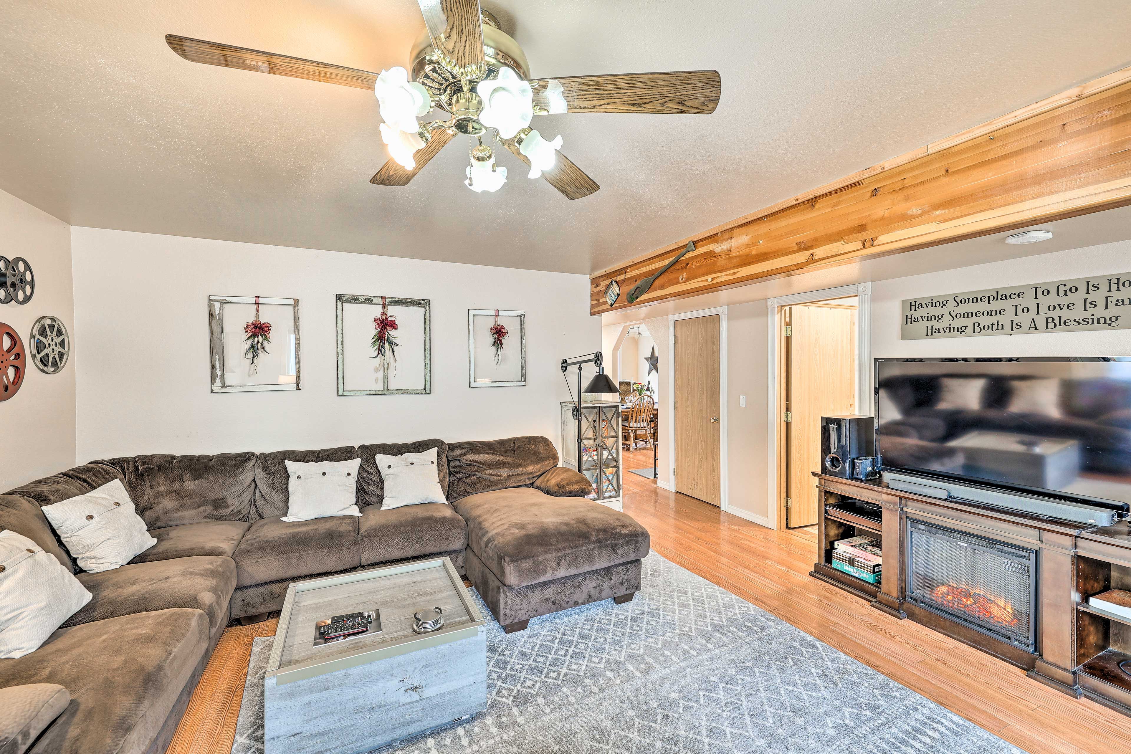 Living Room | 2-Story House | Stairs Required for Full Interior Access