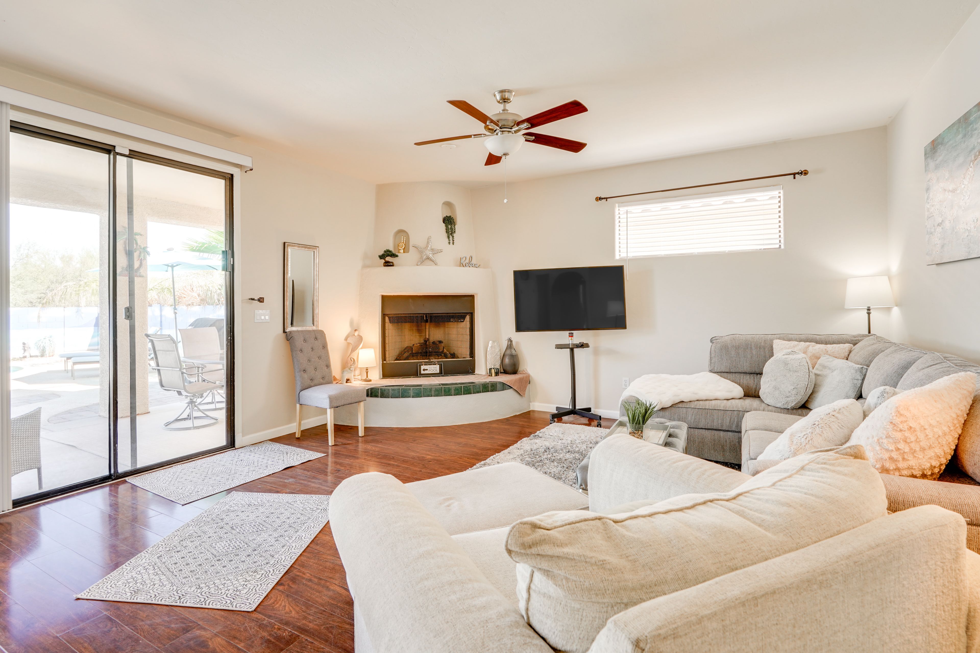 Living Room | Central A/C & Heat | Smart TV | 1st Floor
