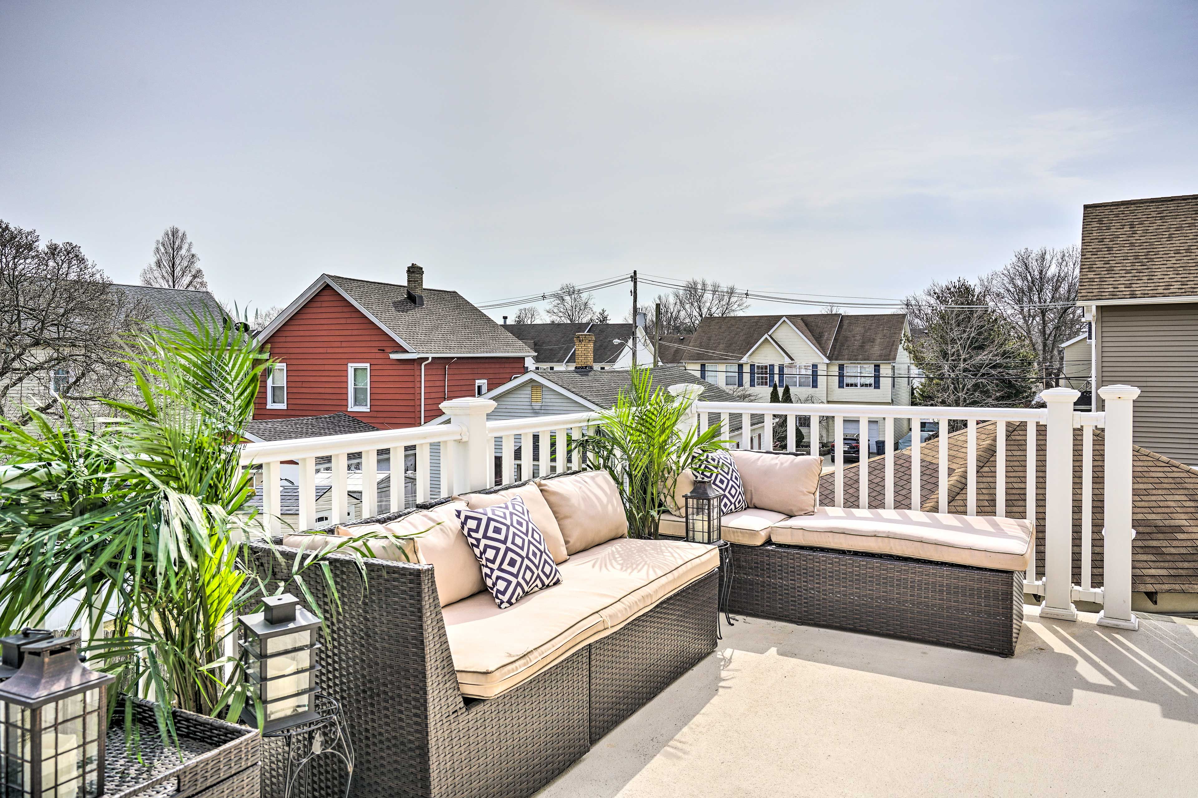 Long Branch Vacation Rental | 1BR | 1BA | 700 Sq Ft | Stairs Required