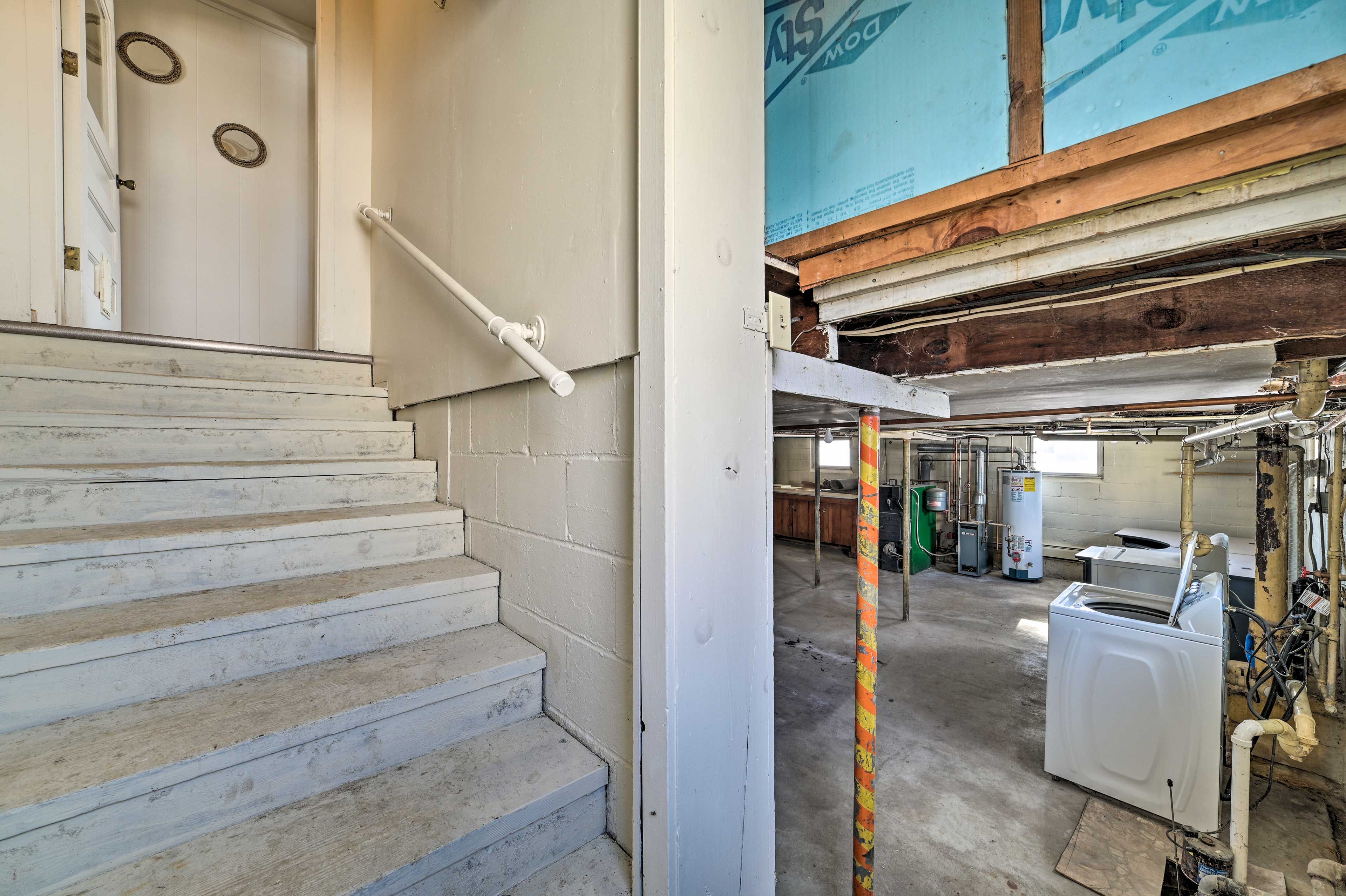 Stairs to Laundry