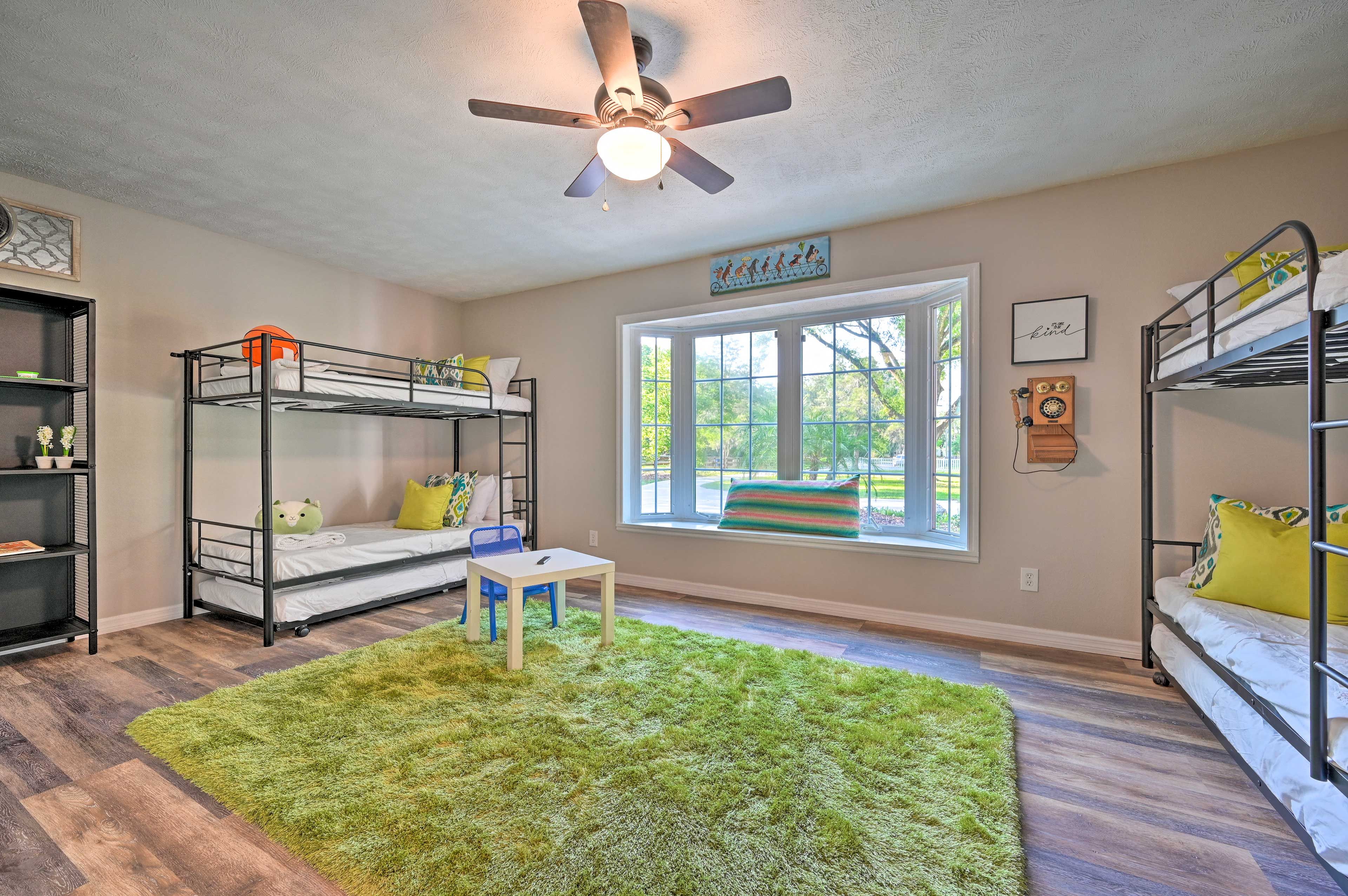 Bedroom 4 (Bunk Room) | 2 Twin Bunk Beds w/ 2 Twin Trundle Beds