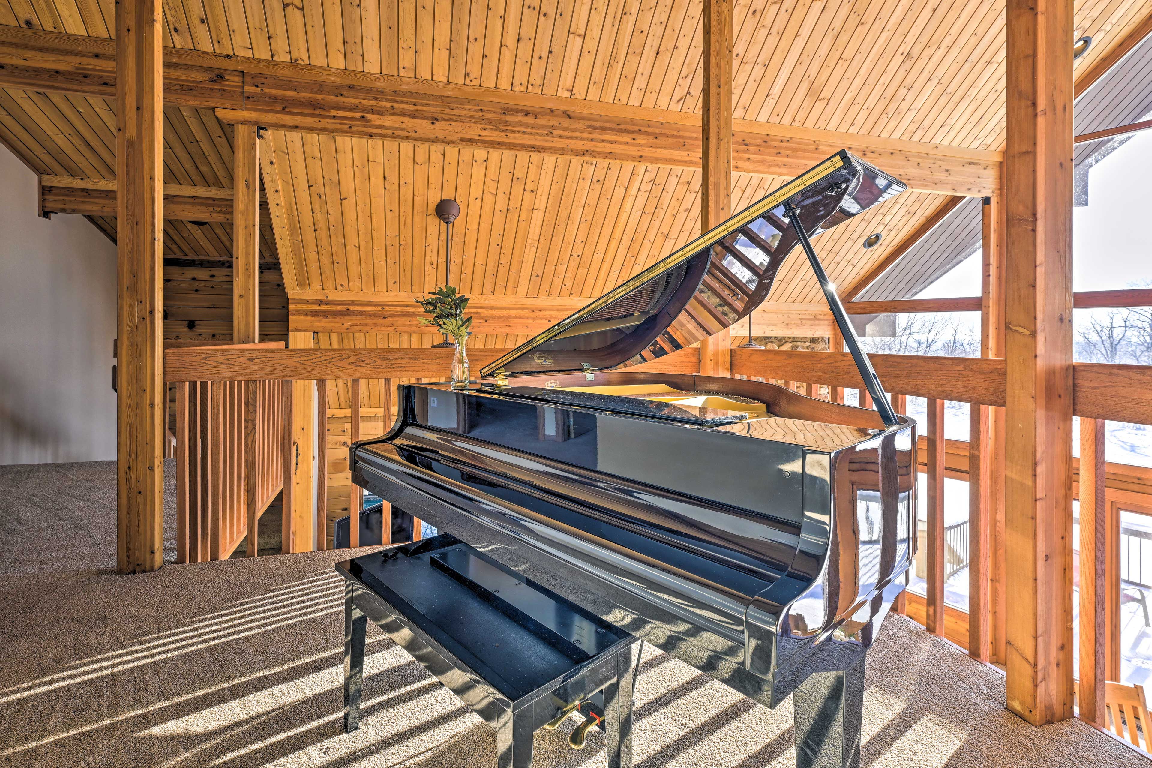 Office Area | Piano | 2nd Floor