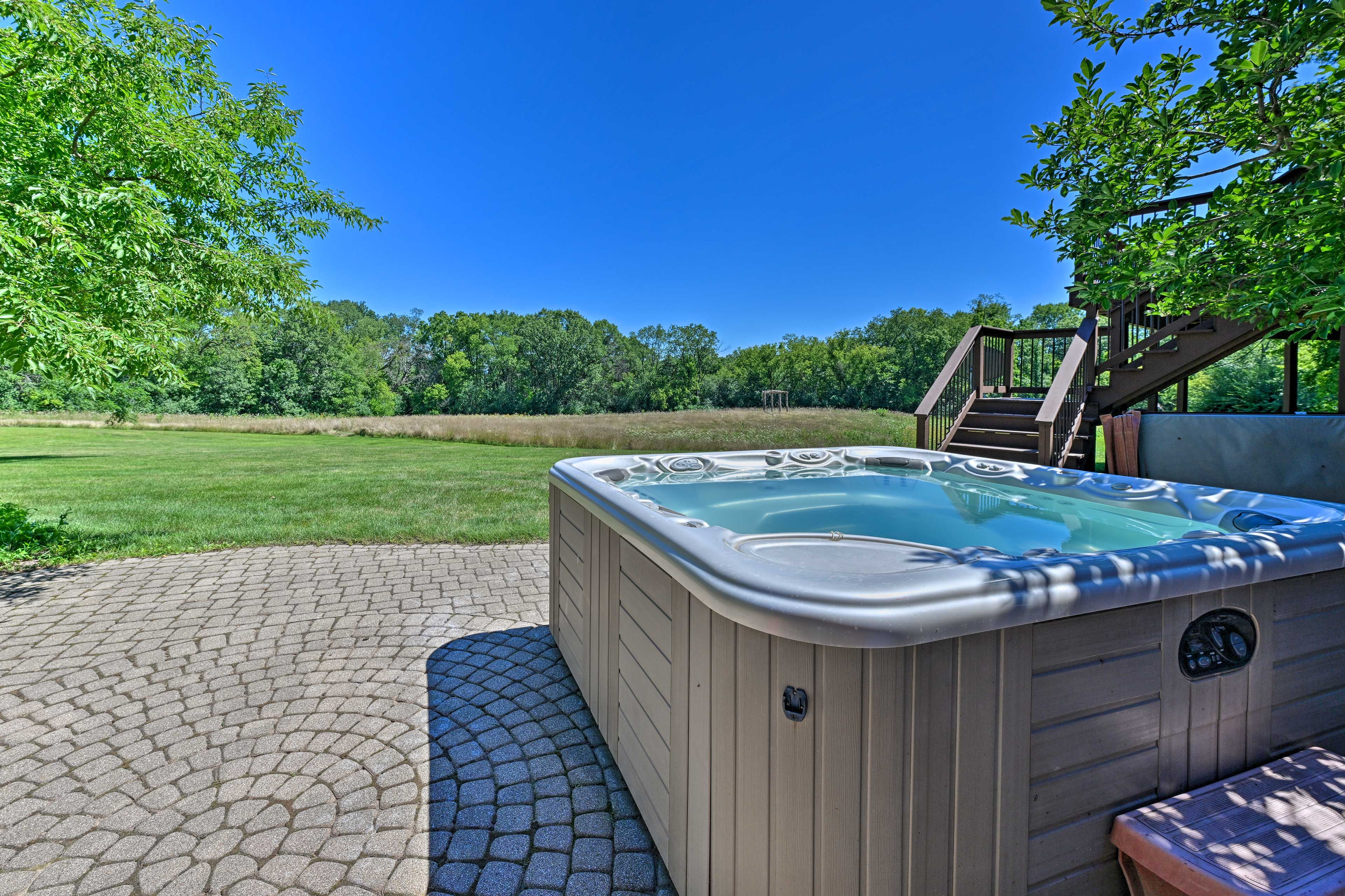 House Exterior | Private Hot Tub