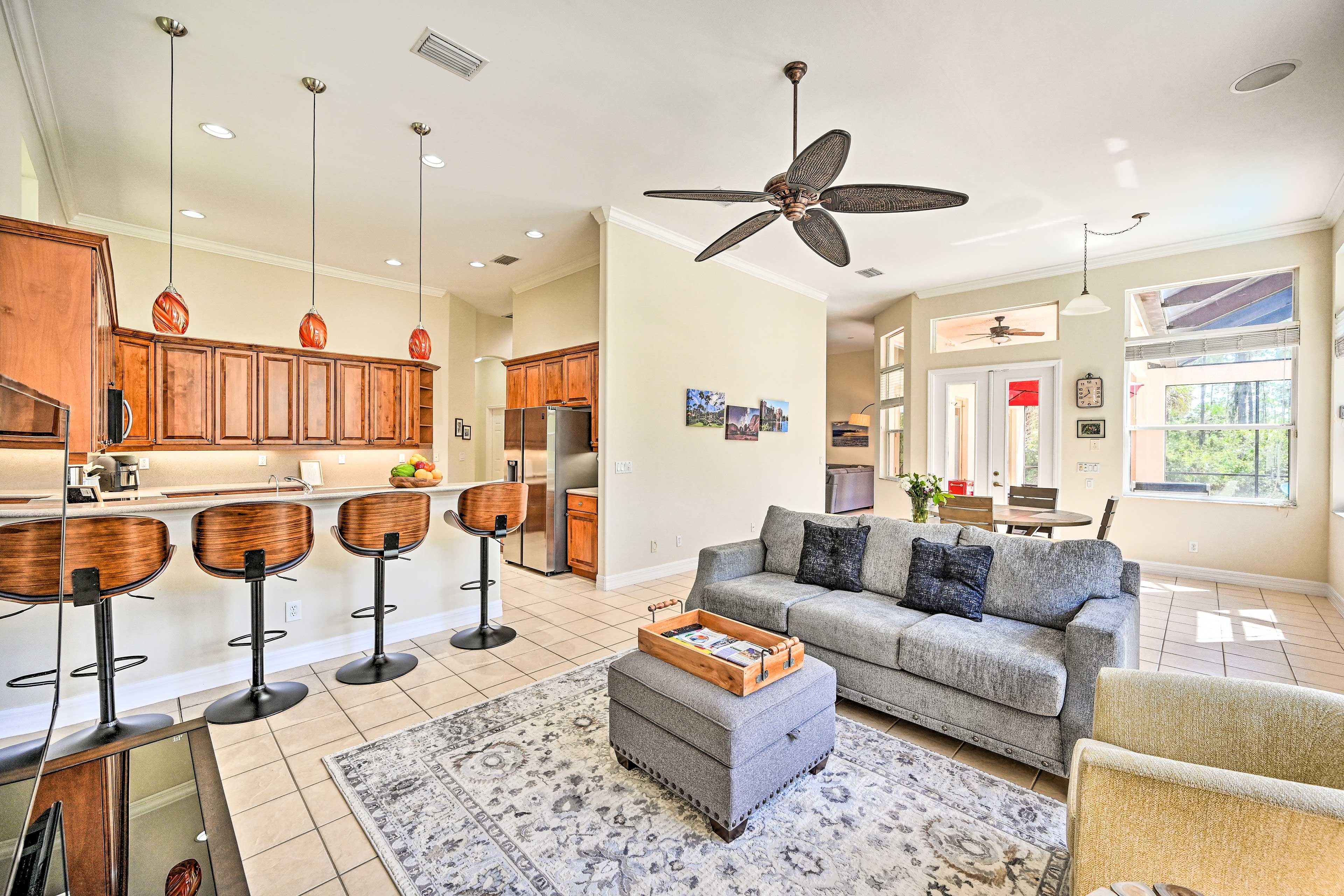 Open-Concept Living Area