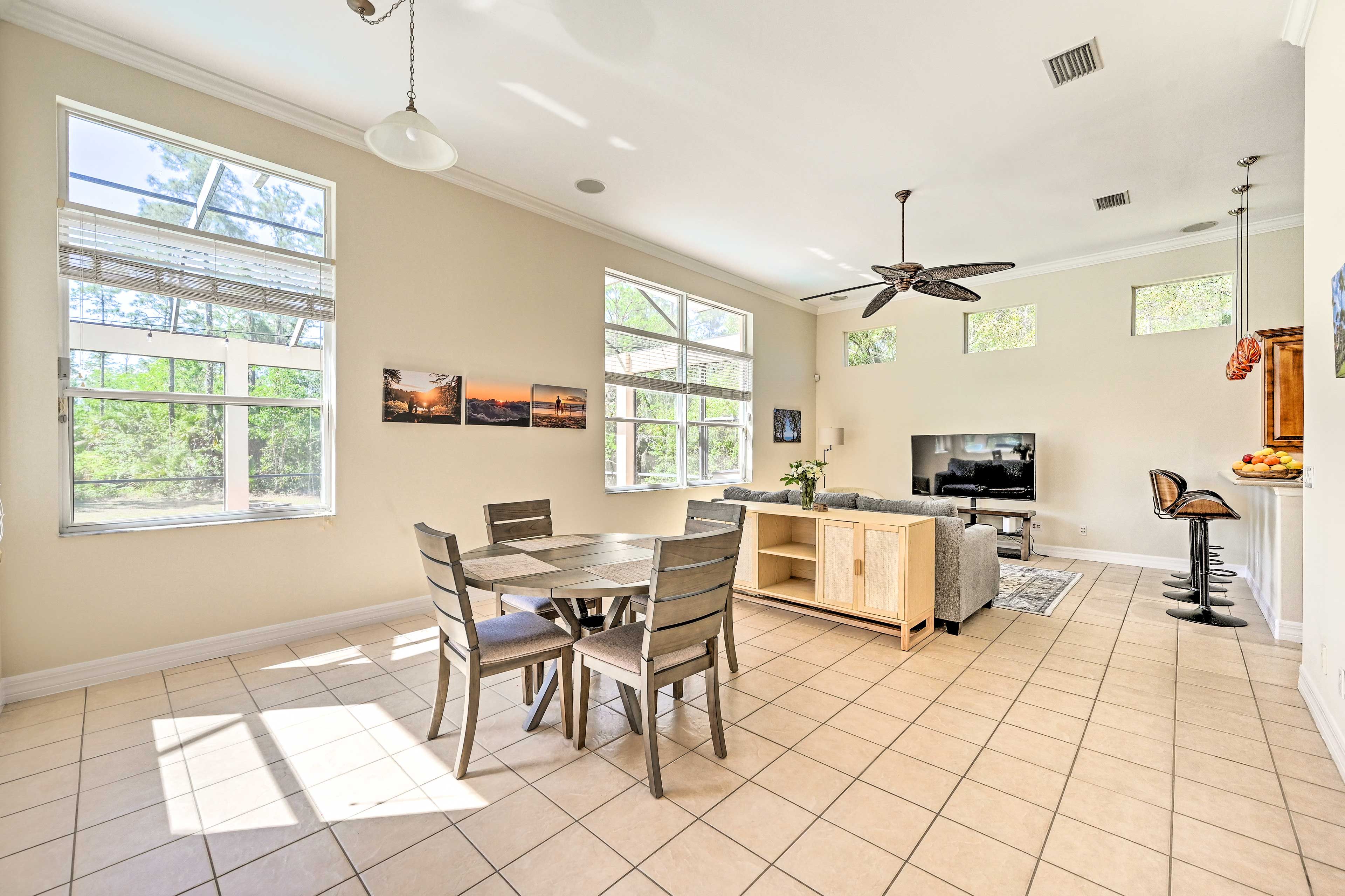 Open-Concept Living Area