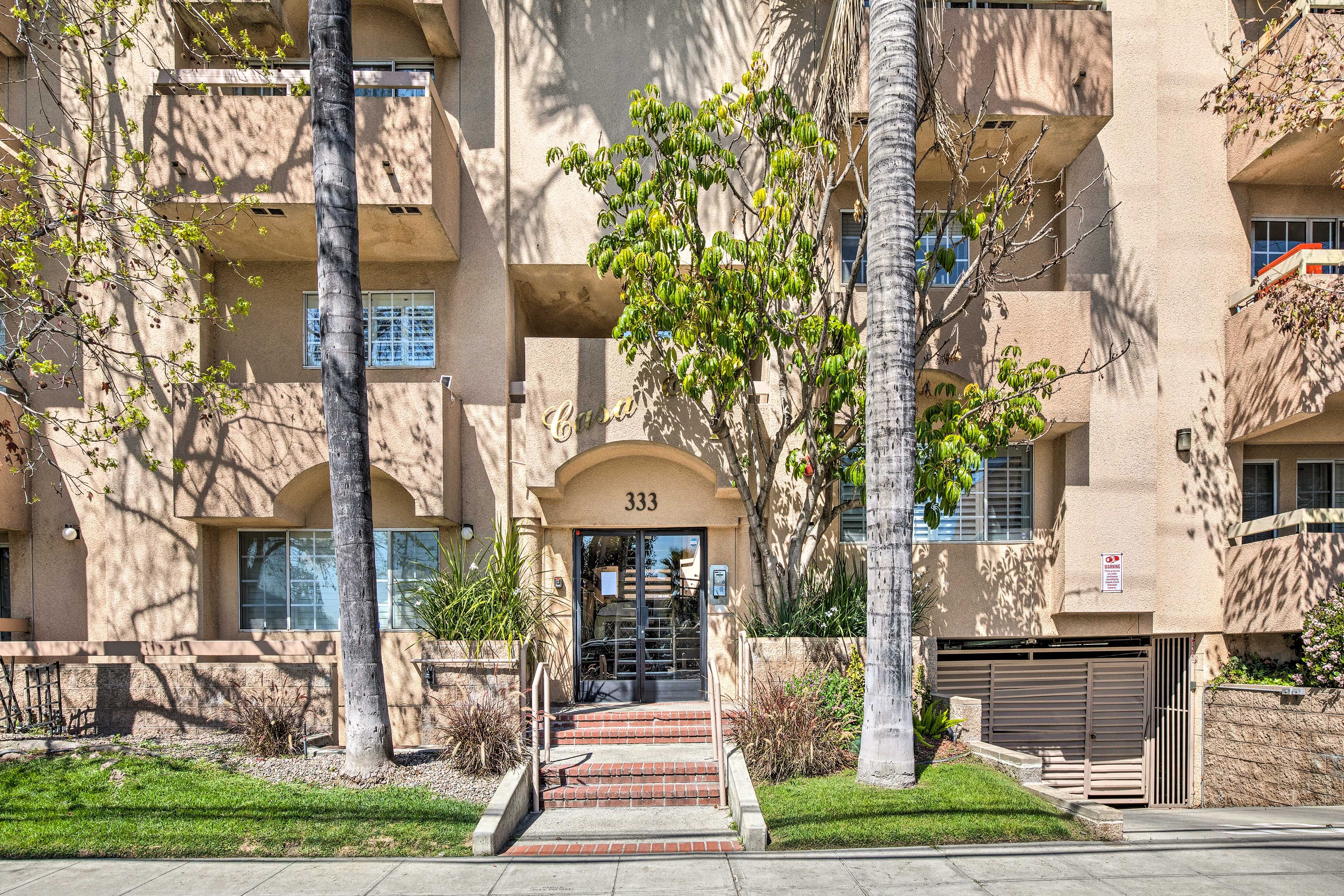 Property Exterior | 2nd-Floor Unit | Convenient Location