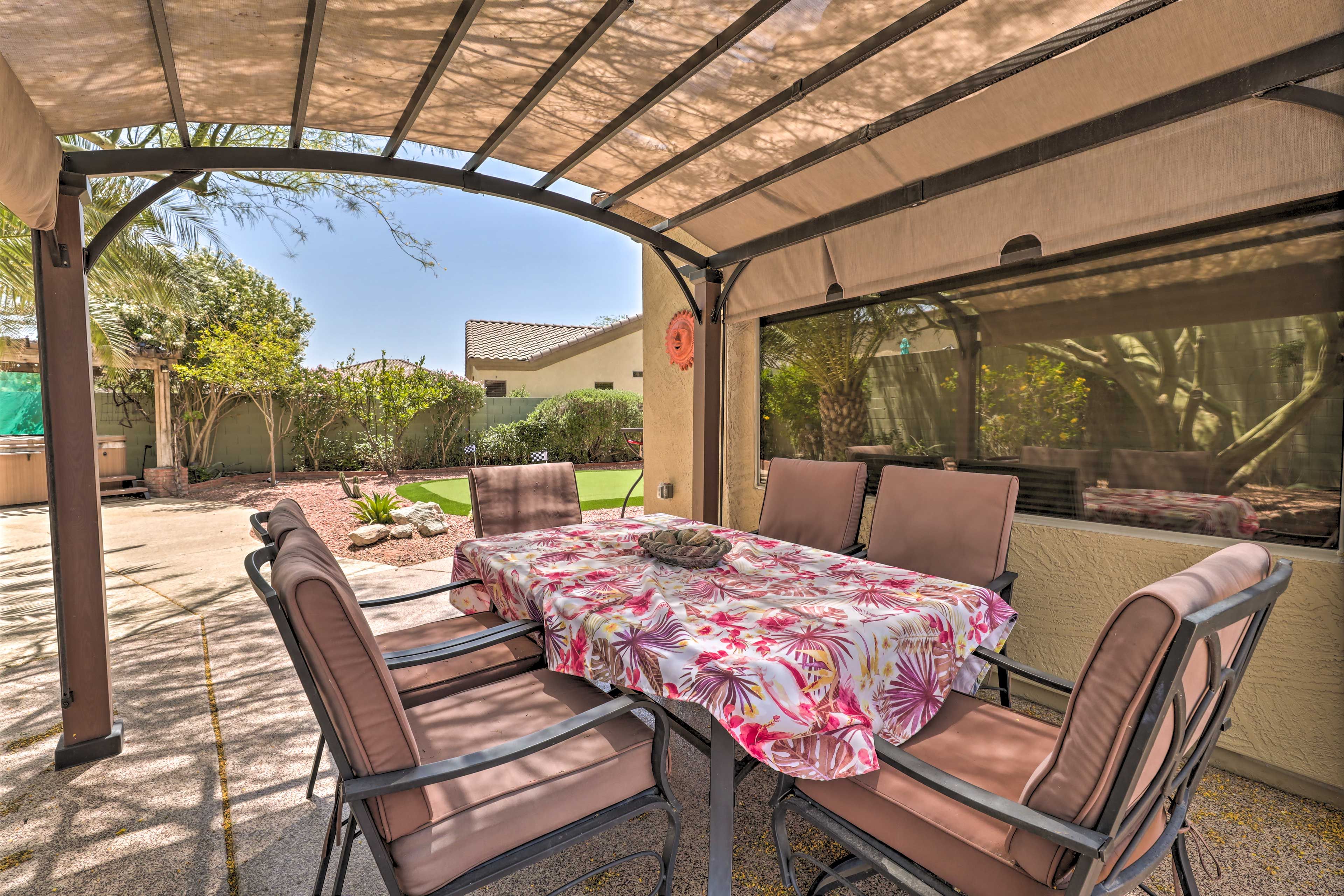 Backyard Dining Area