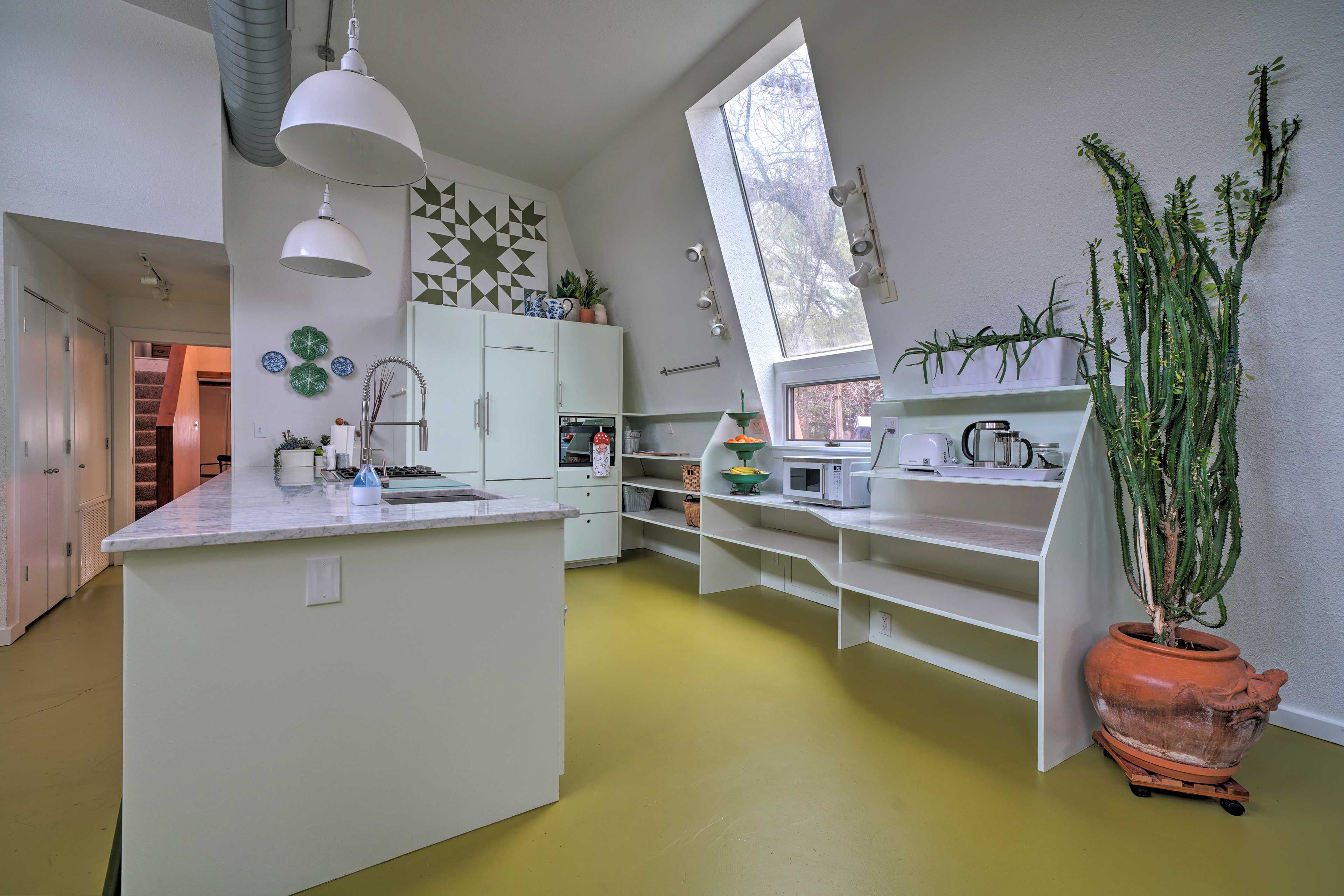 Kitchen | Fully Equipped | Cooking Basics | Refrigerator | Retractable Vent Hood