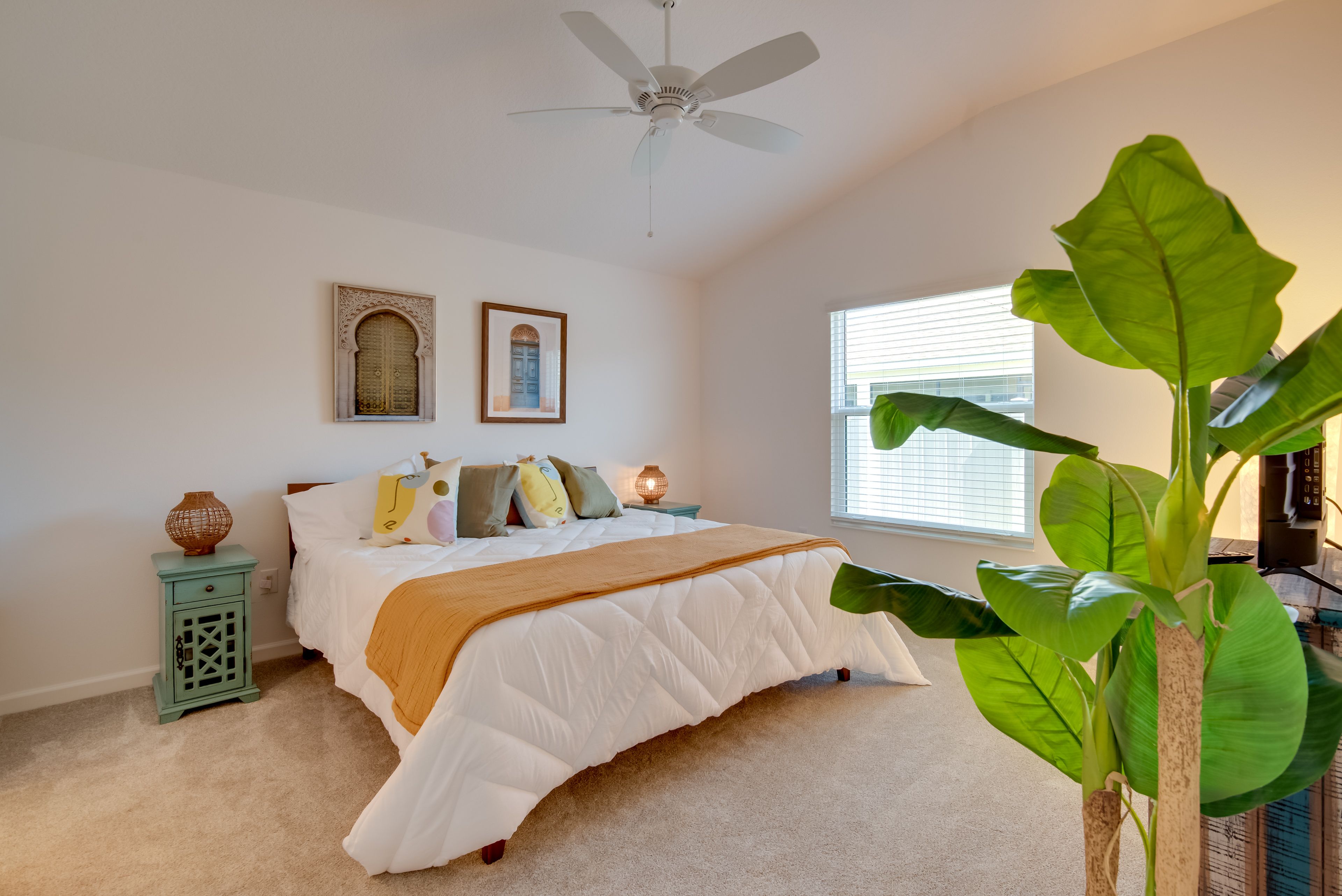 Bedroom 1 | King Bed | Linens Provided | Smart TV