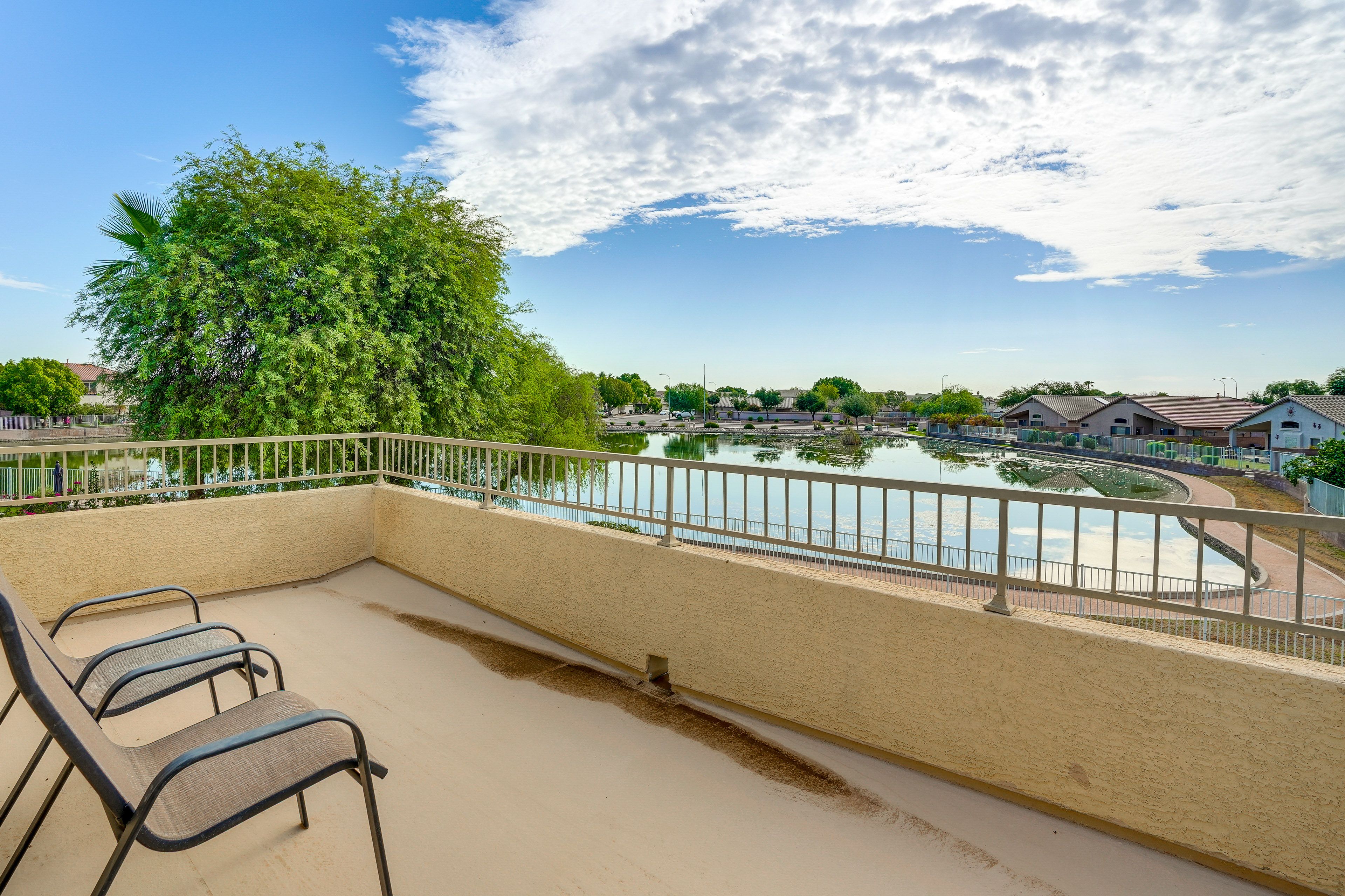 Private Balcony | Pond Views