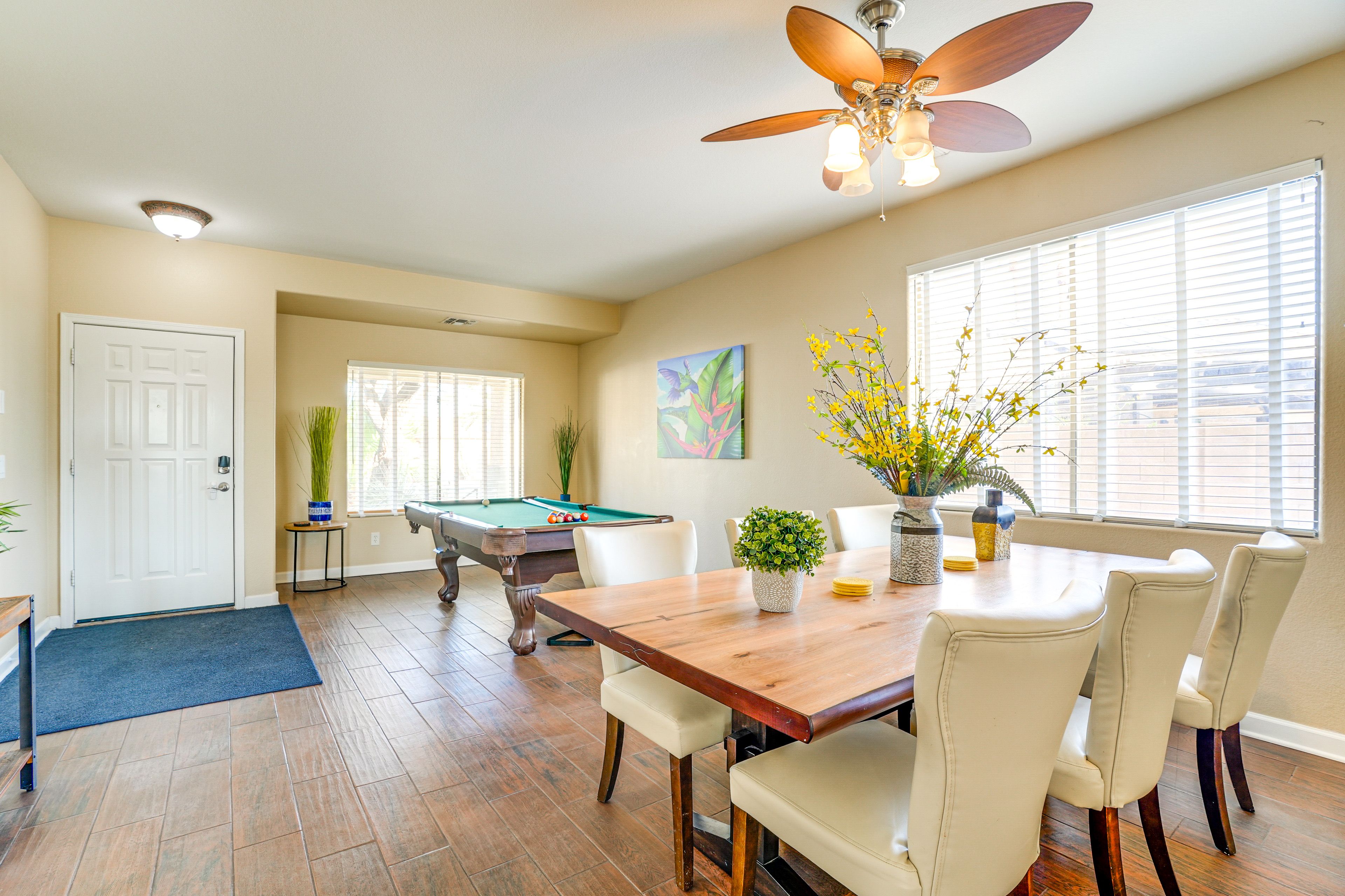 Dining Room | Pool Table | Dishes & Flatware Provided