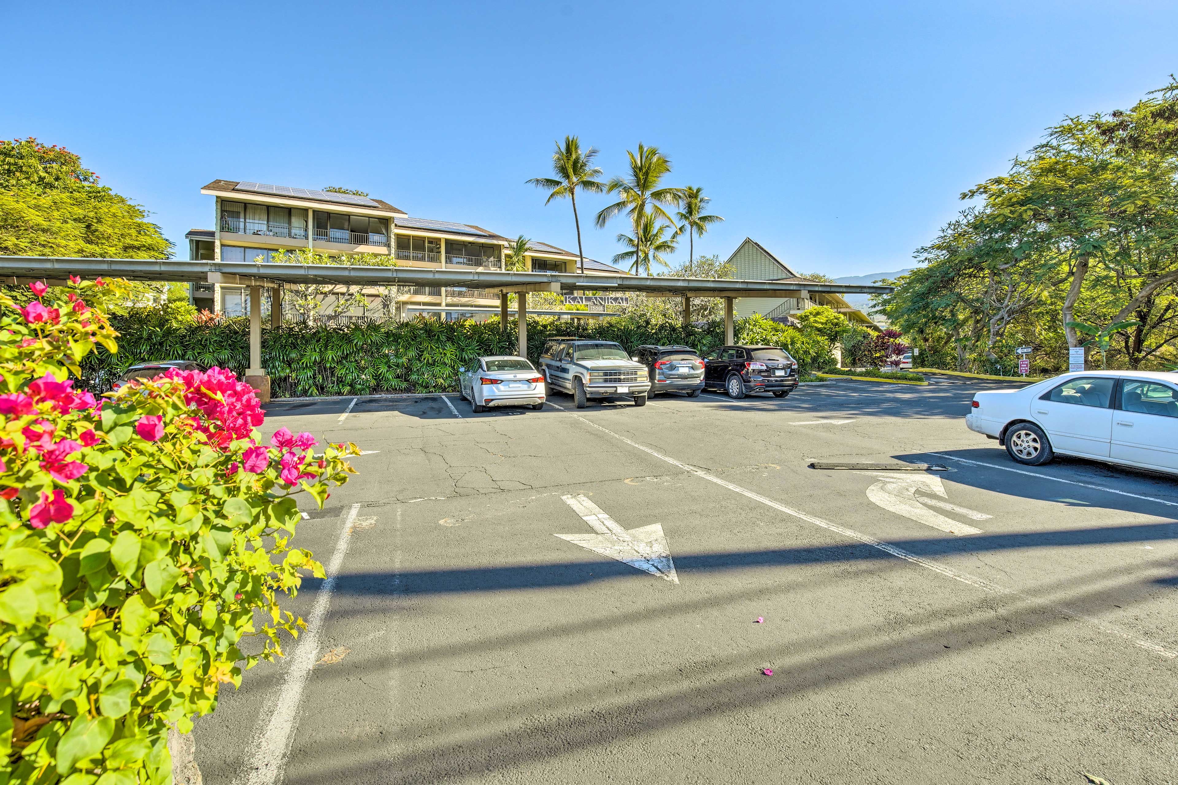 Condo Exterior | Designated Parking Spot (1 Vehicle)