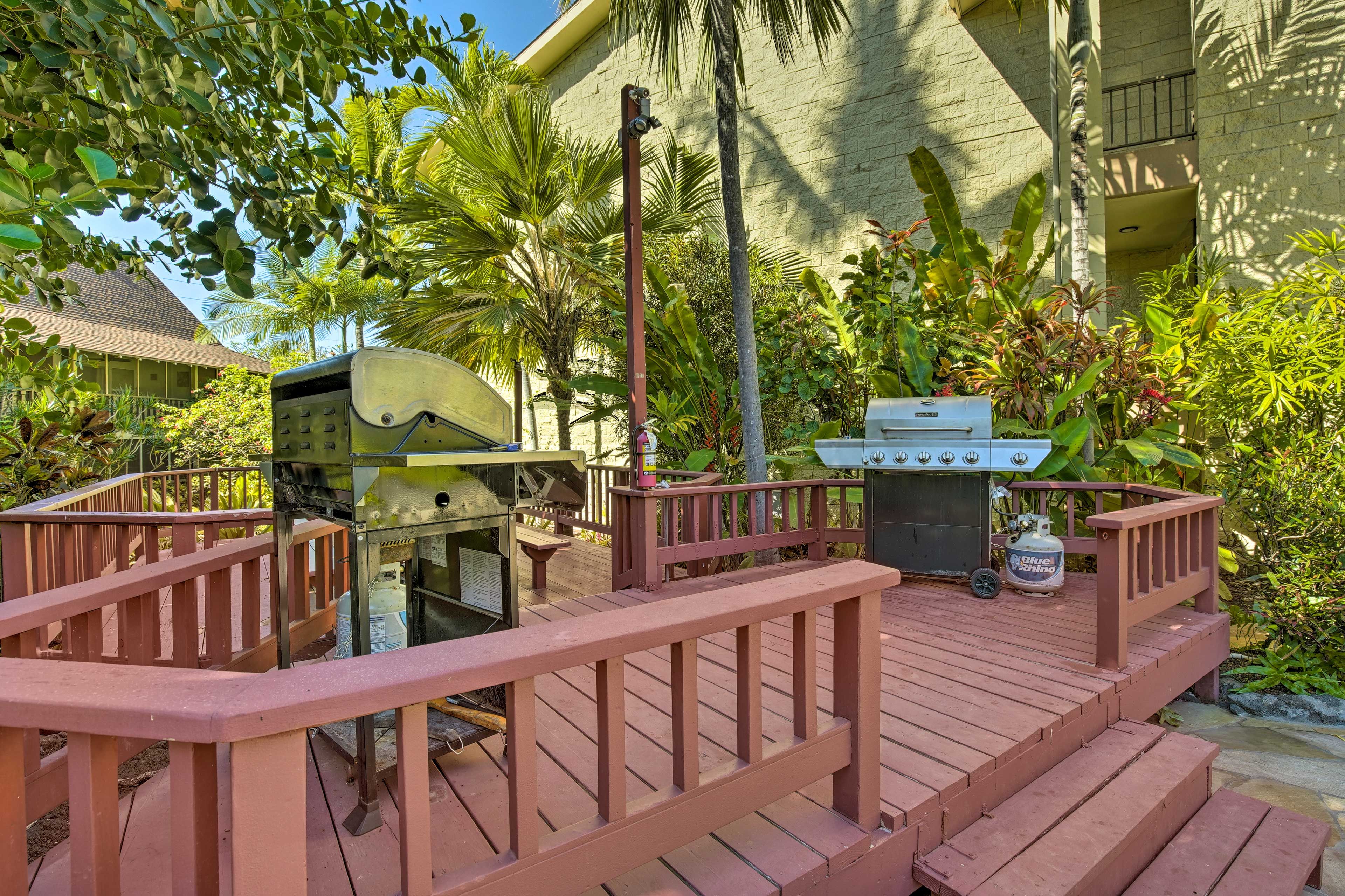 Community Gas Grills & Picnic Area