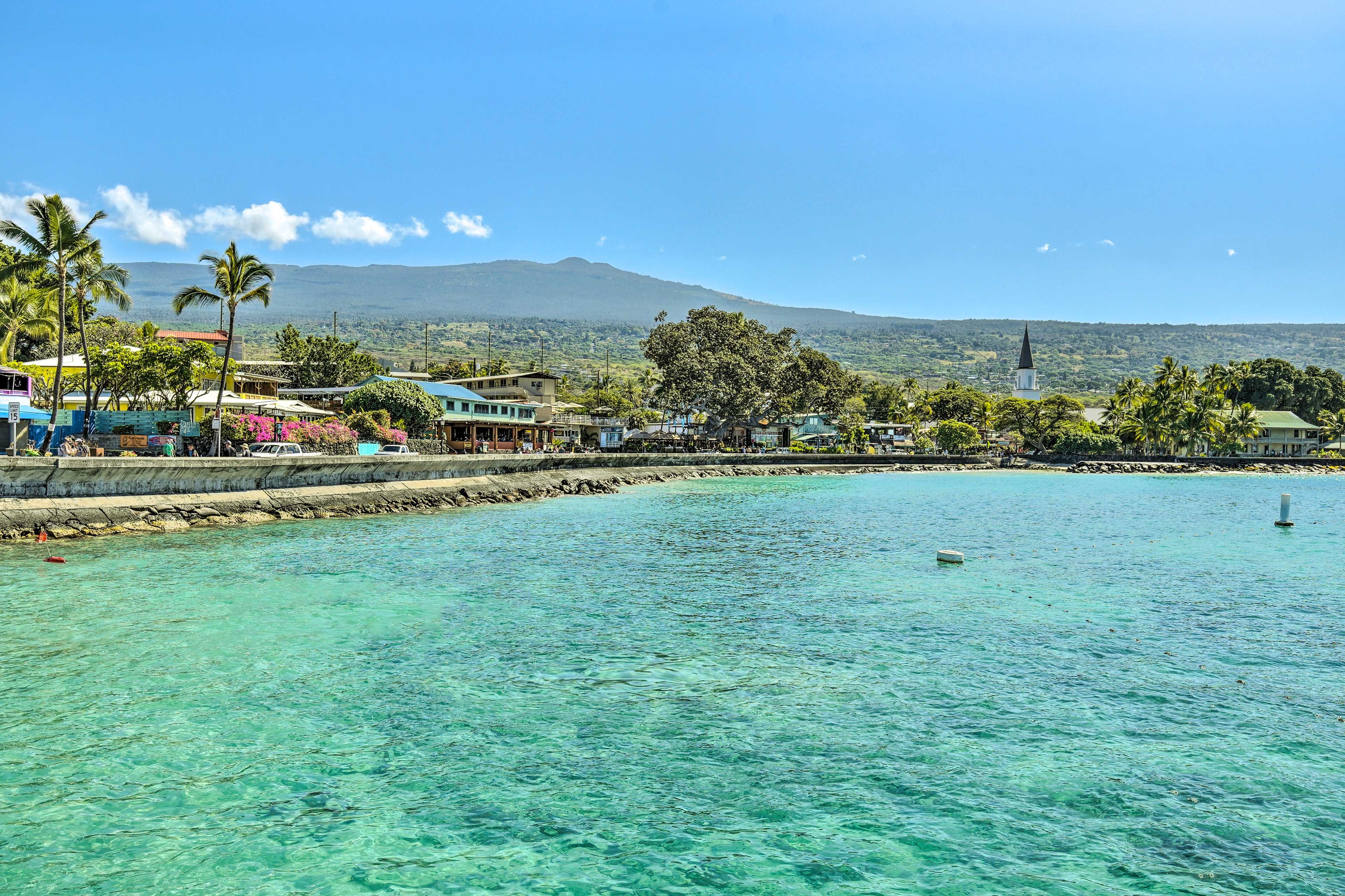 Nearby Beach & View of Kailua-Kona