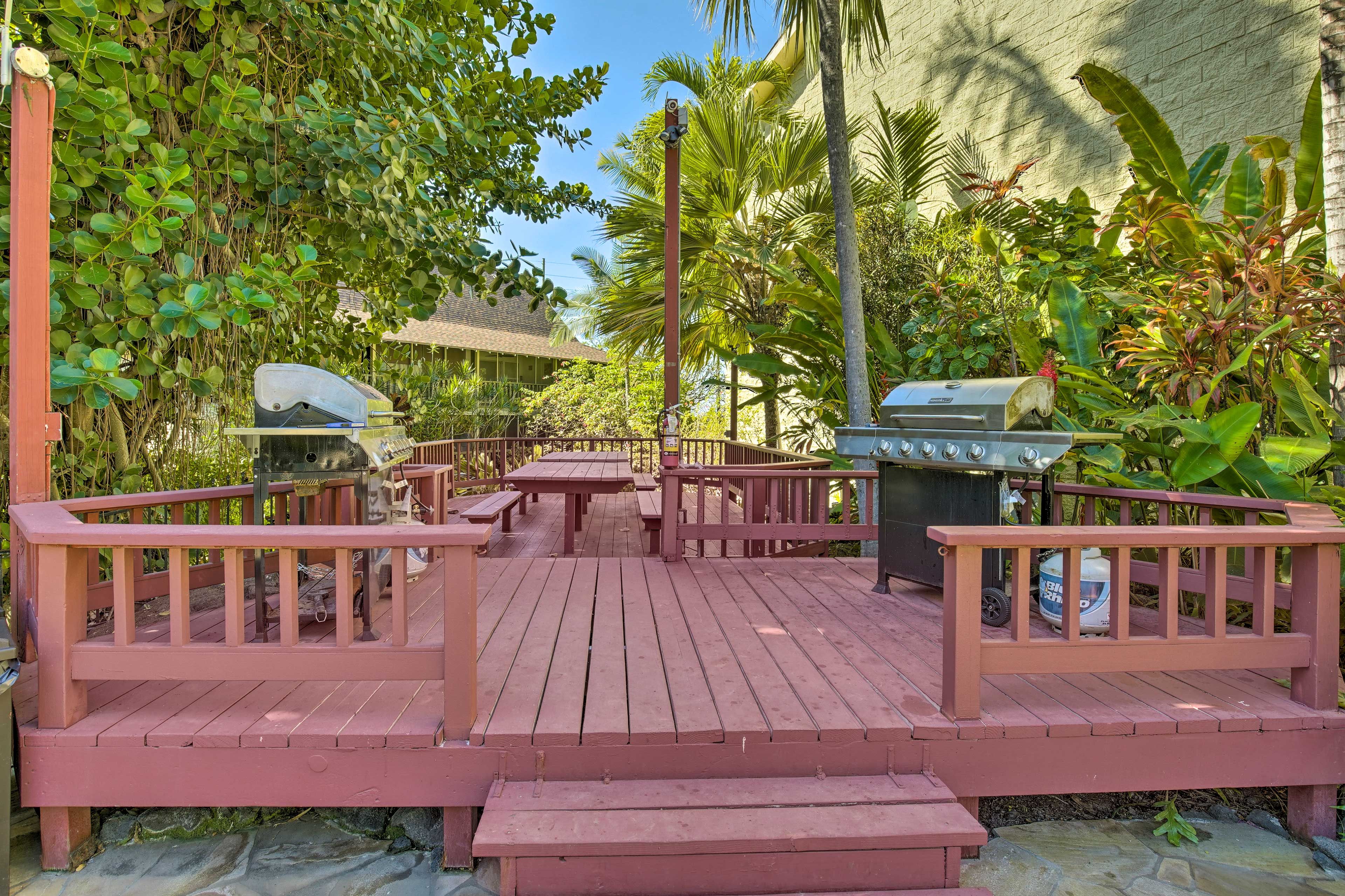 Community Gas Grills & Picnic Area