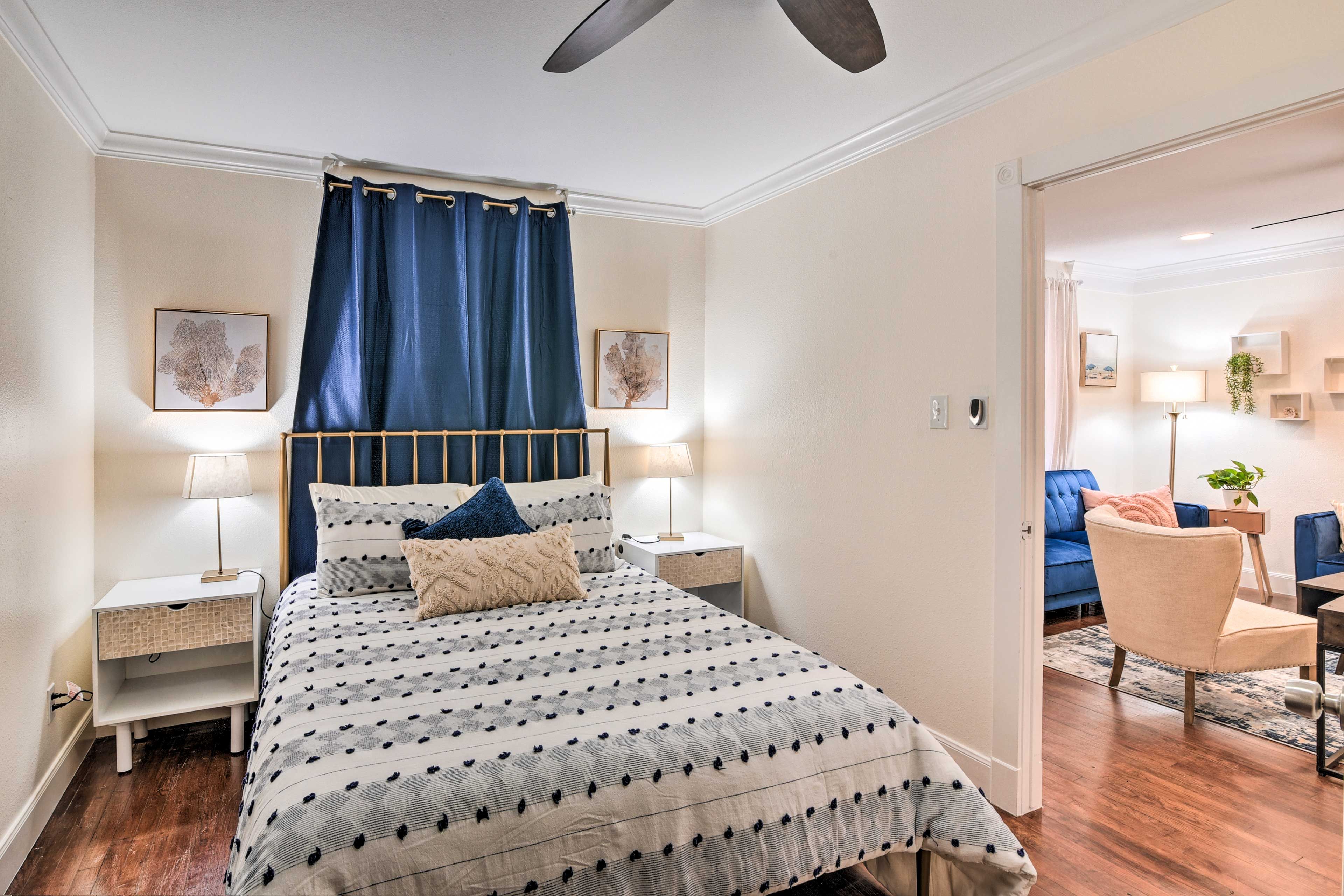 Bedroom 1 | Laptop-Friendly Workspace