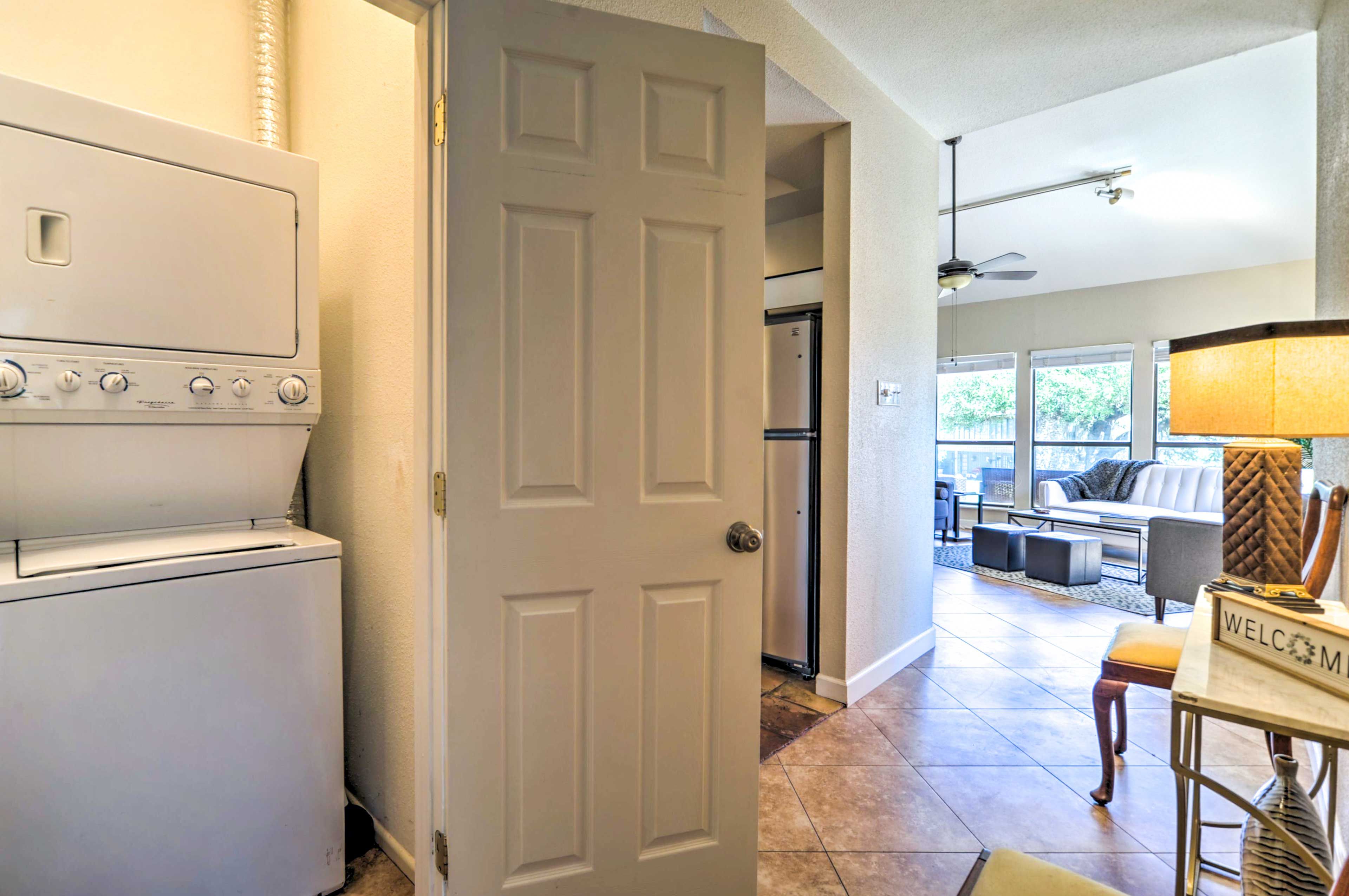 Laundry Area | Detergent Provided