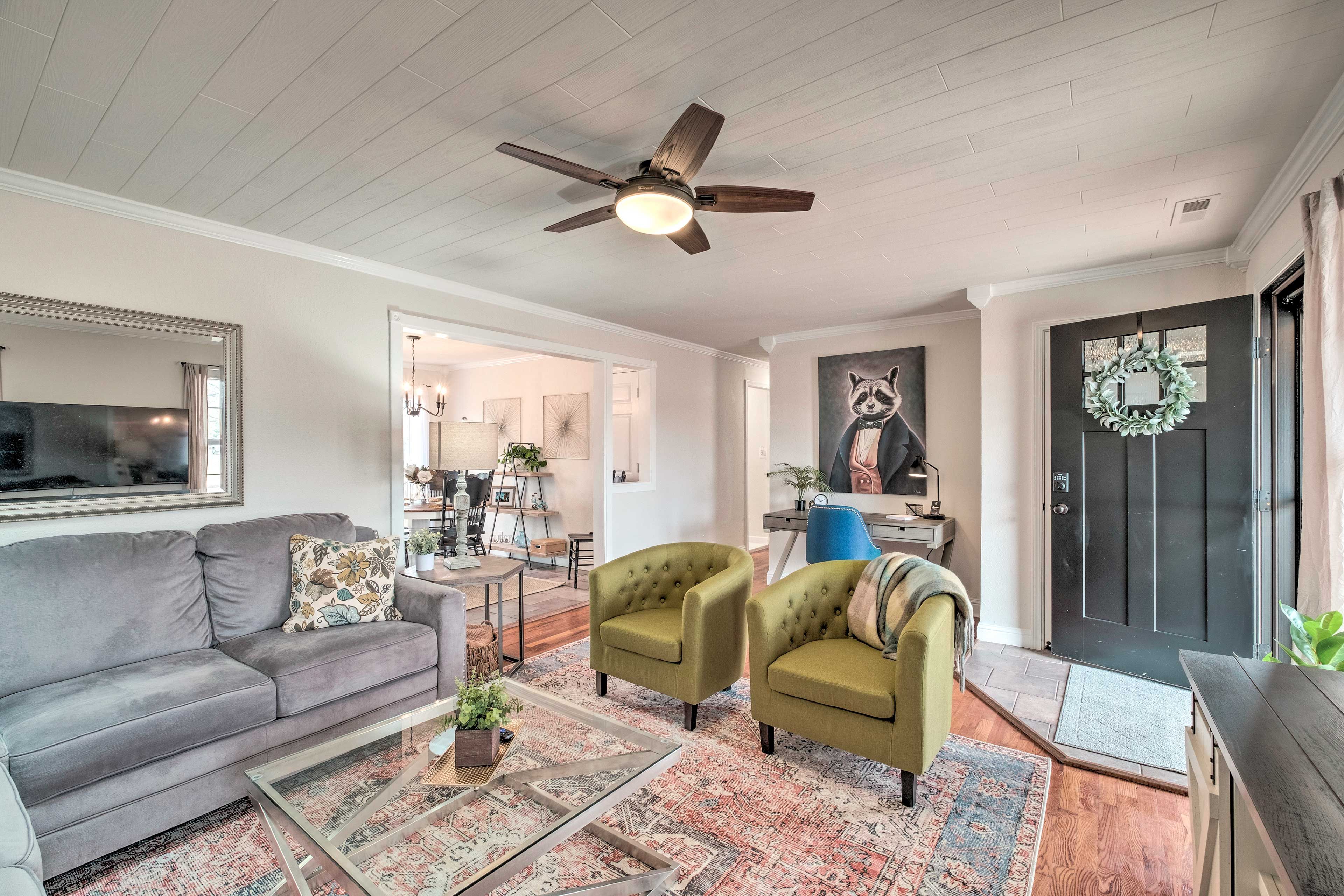 Bentonville Vacation Rental | 3BR | 2BA | Steps to Enter | 1,266 Sq Ft