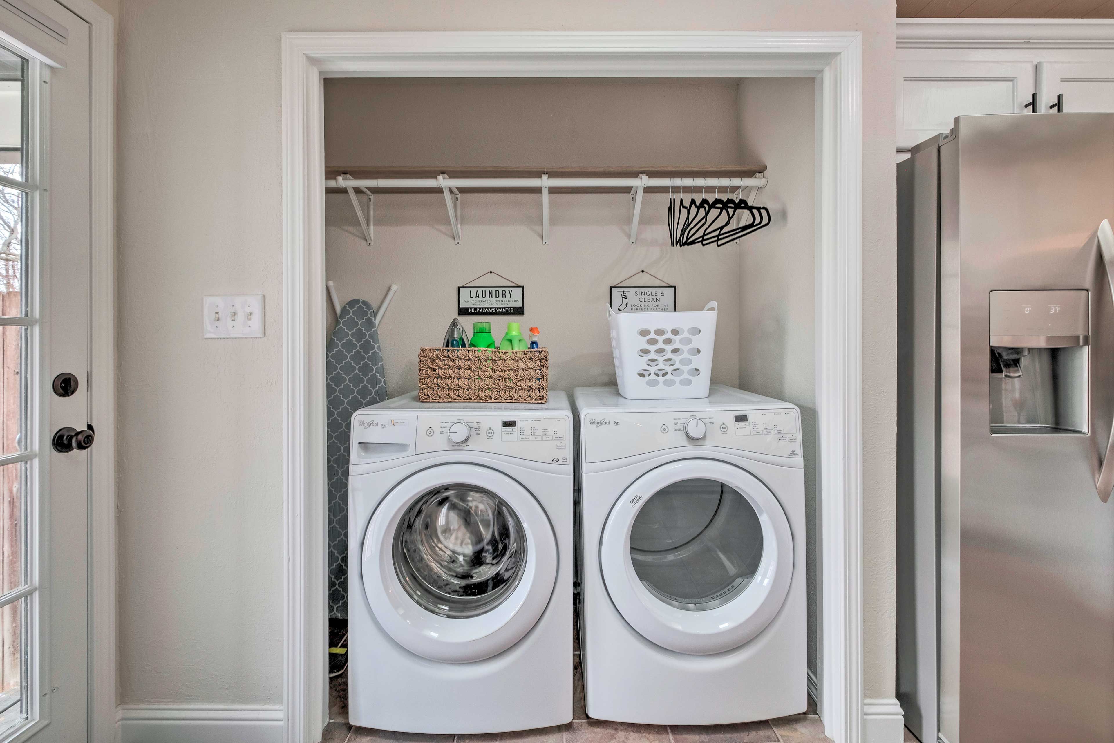 In-Unit Laundry | Laundry Detergent | Iron + Board