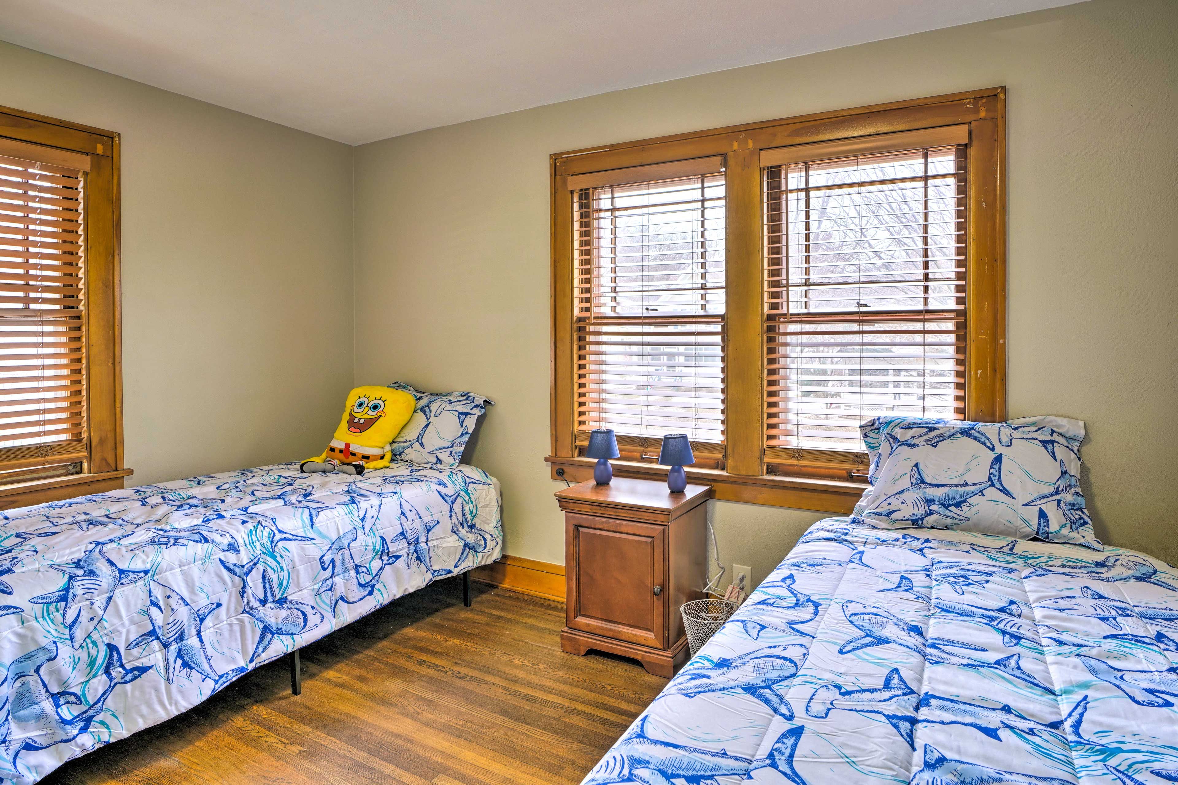 Bedroom 4 | 2 Twin Beds | 2nd Floor | Stairs Required