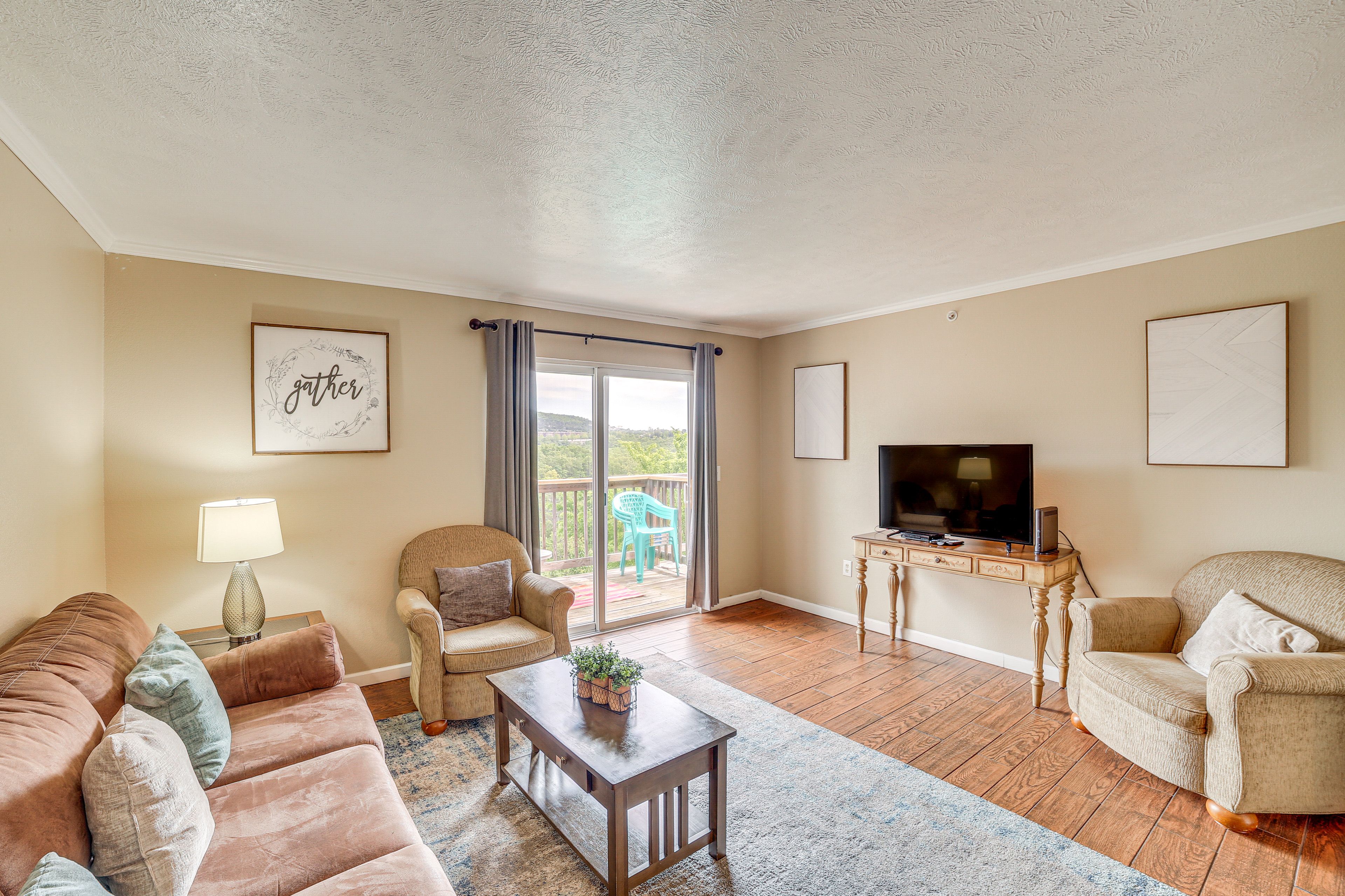 Branson Vacation Rental | 3BR | 2BA | 1,200 Sq Ft | Stairs Required