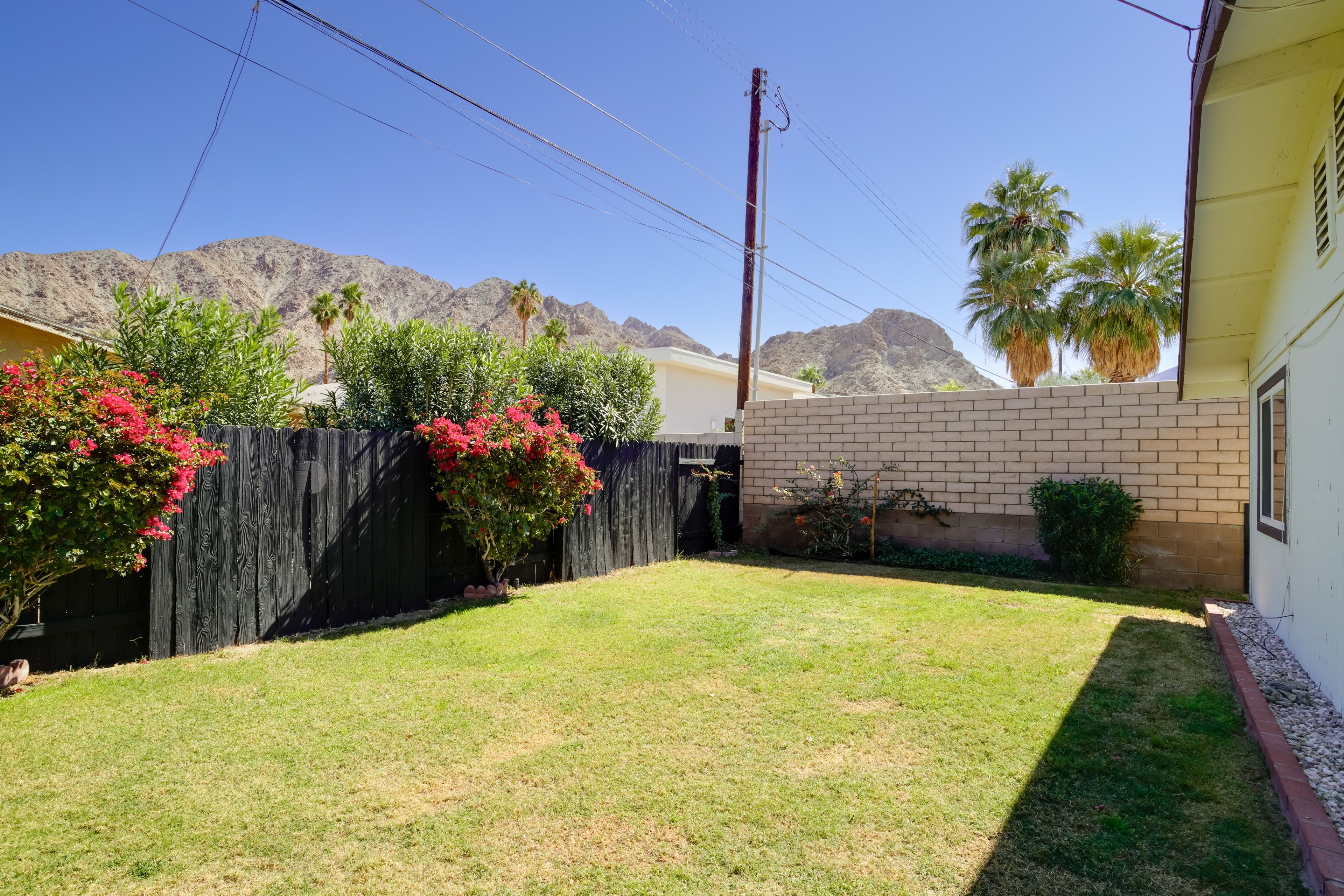Fenced-In Backyard | Gas Grill | Mountain Views