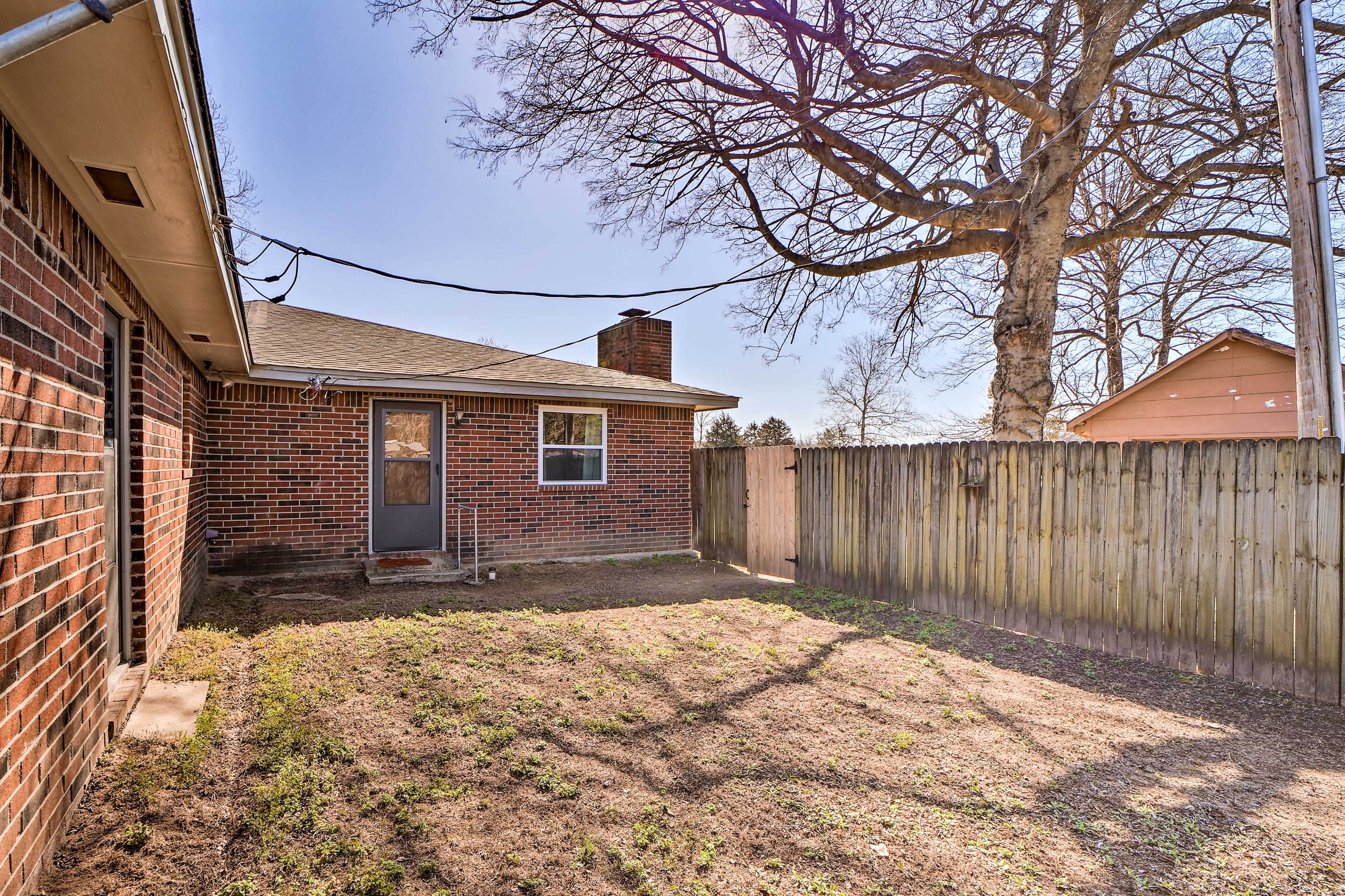 House Exterior | Fenced Courtyard