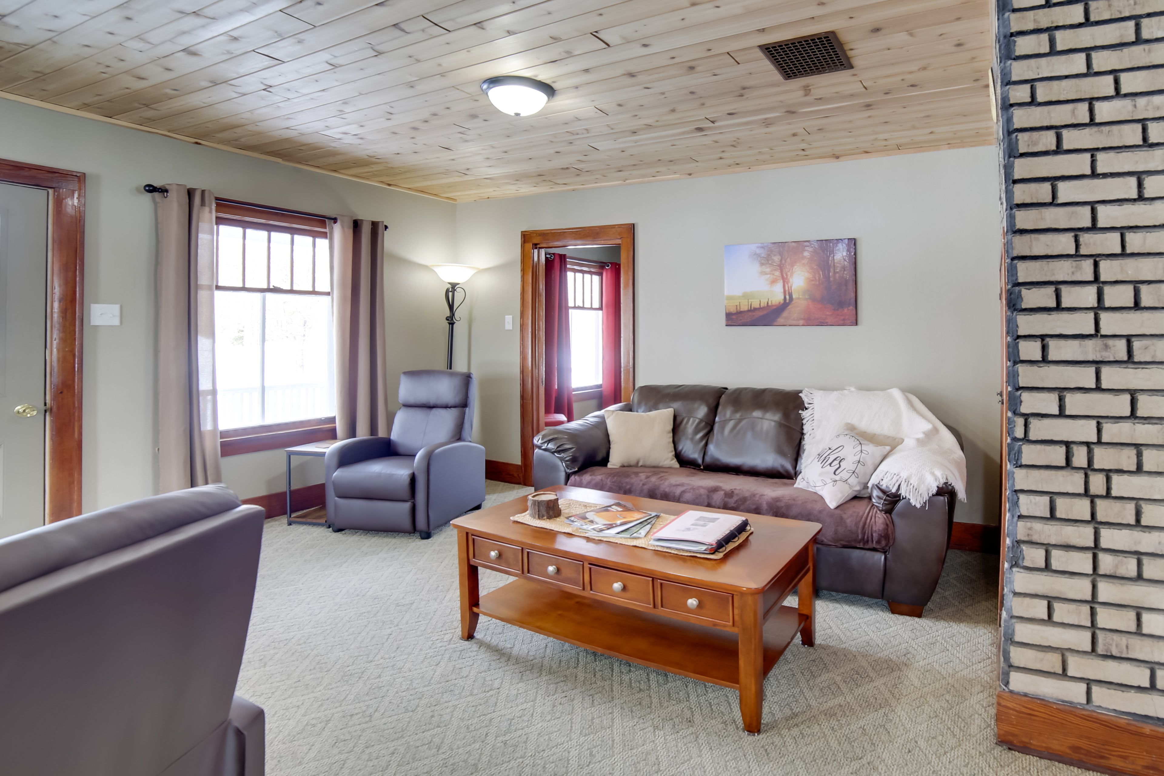 Living Room | 1st Floor | Electric + Gas Heating