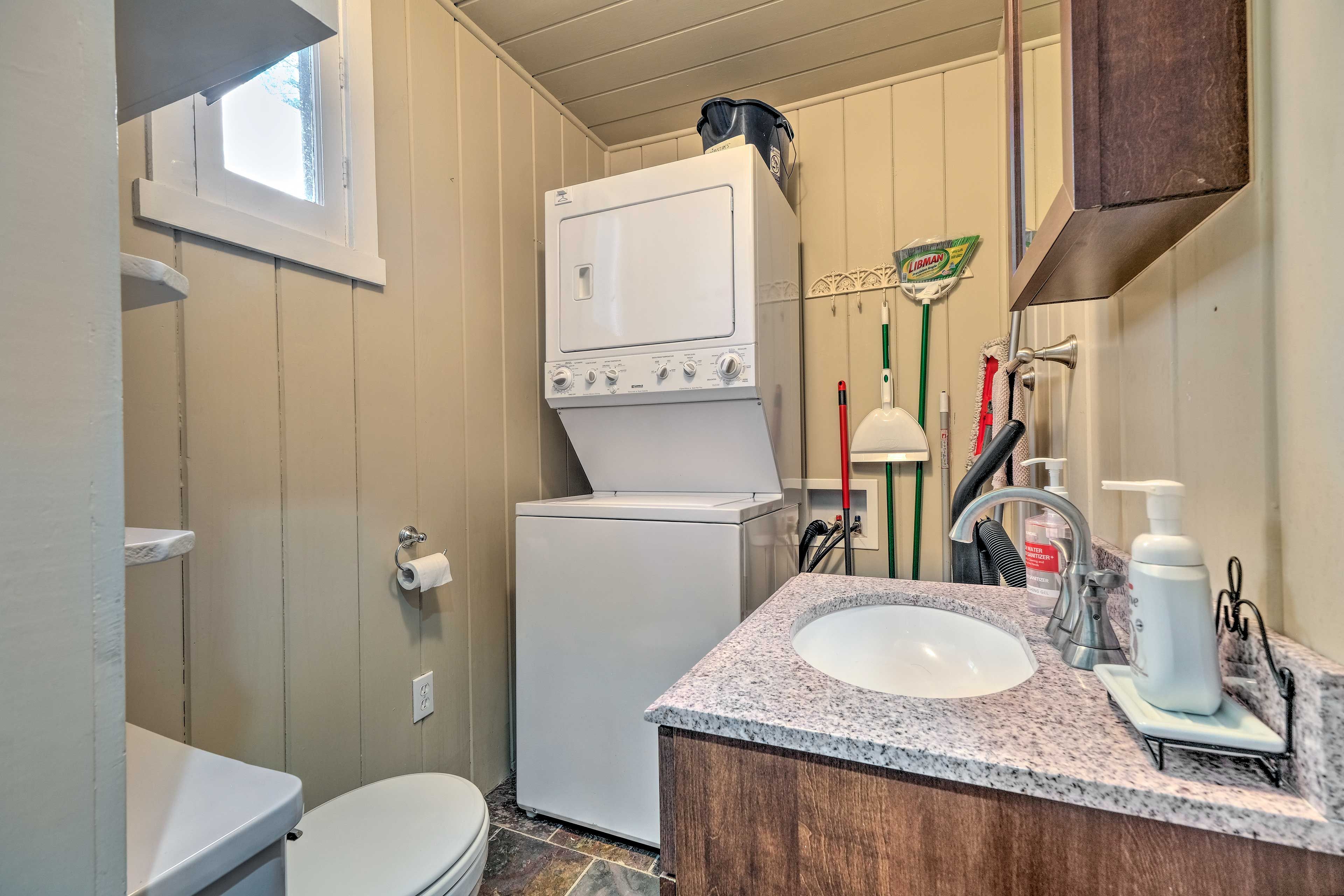 Half Bathroom | Laundry Area