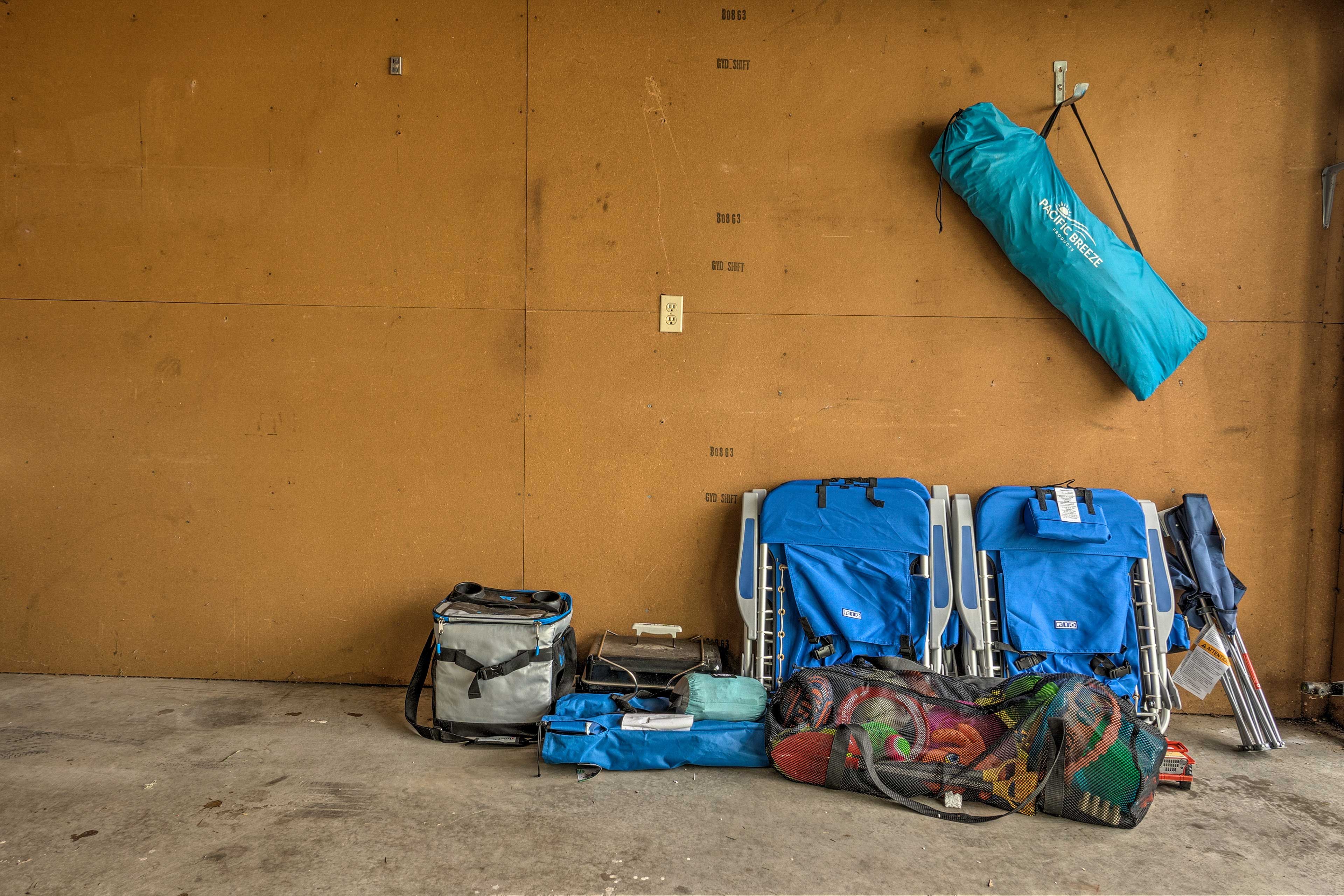 Garage | Beach Supplies | Extra Propane