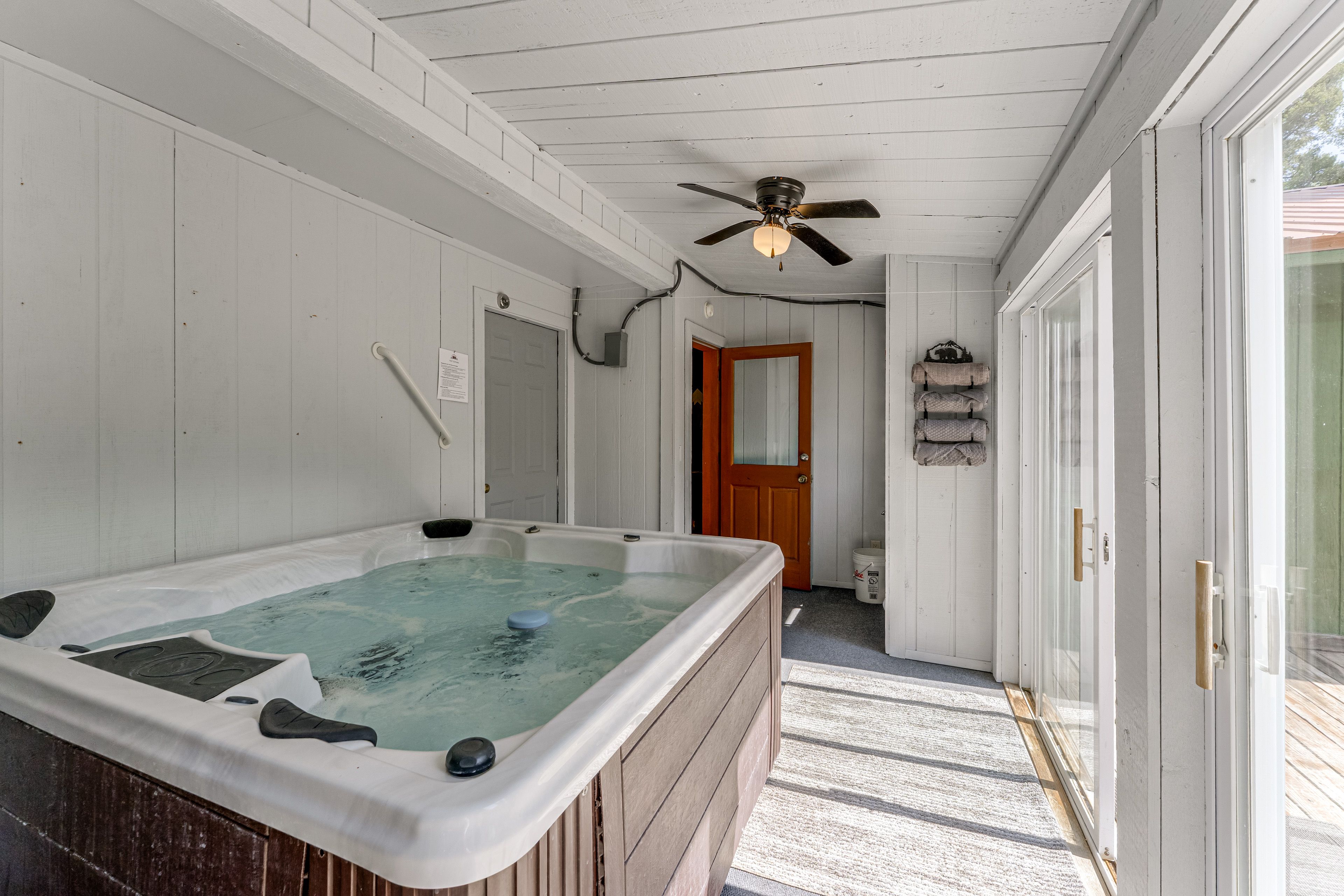 Hot Tub Room | 3,500 Sq Ft | 2-Story Home
