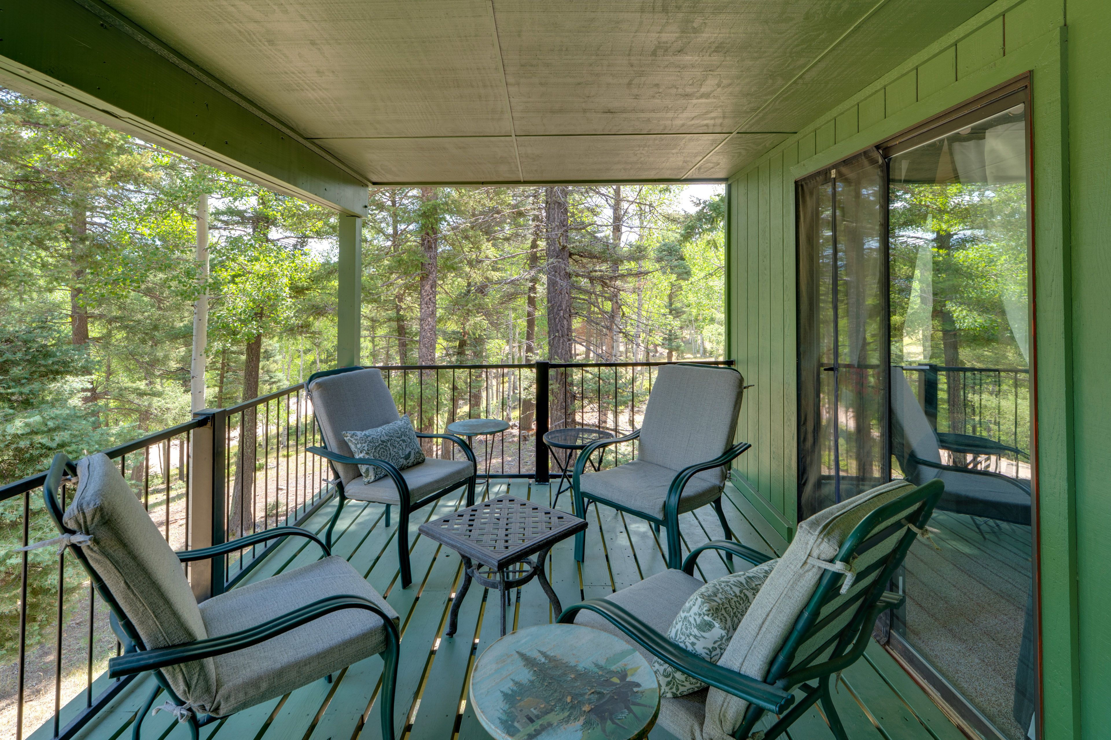 Furnished Deck (Partially Covered) | Outdoor Dining & Seating