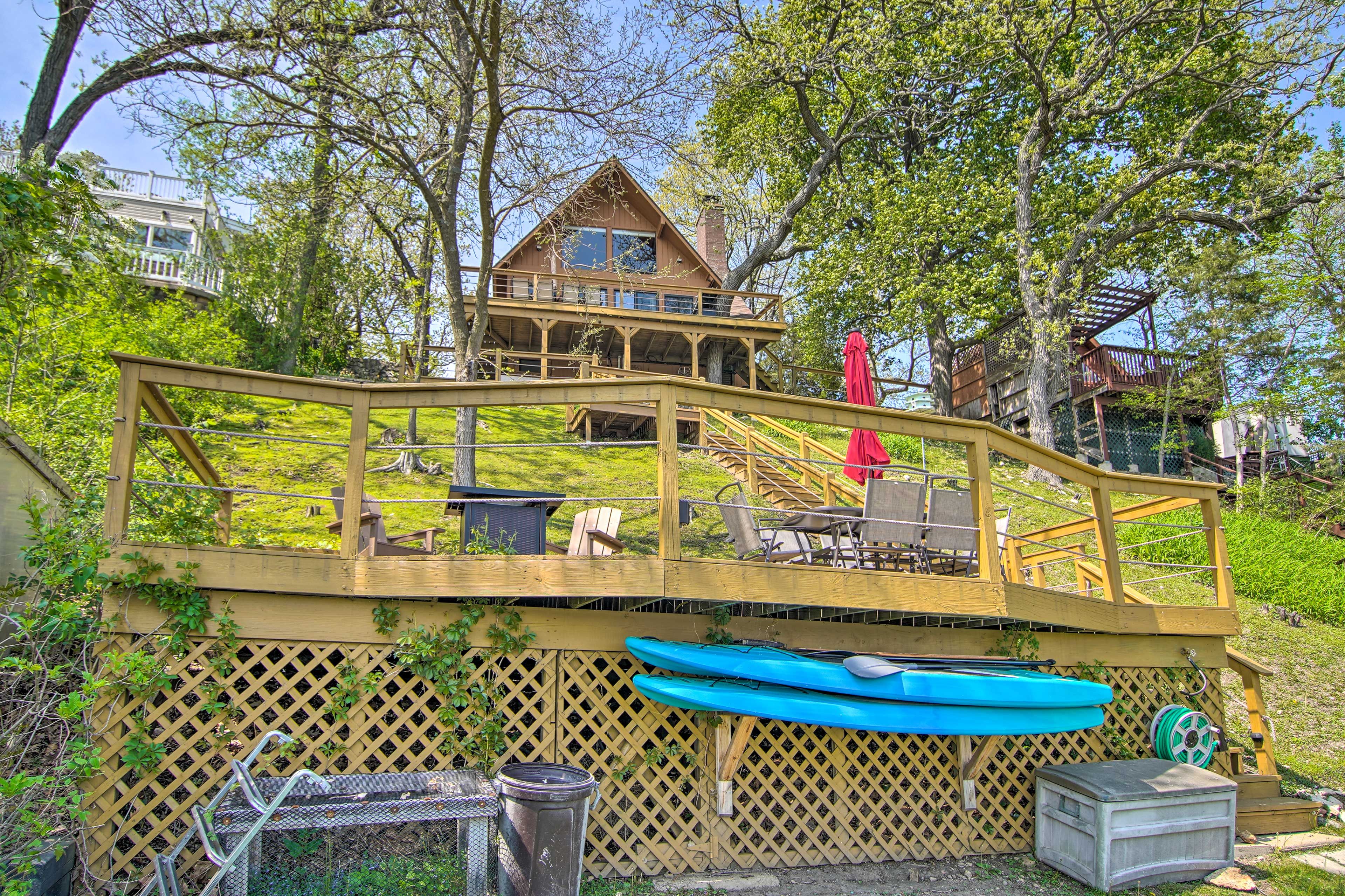 Property Exterior | Canoe | 2 Standup Paddleboards